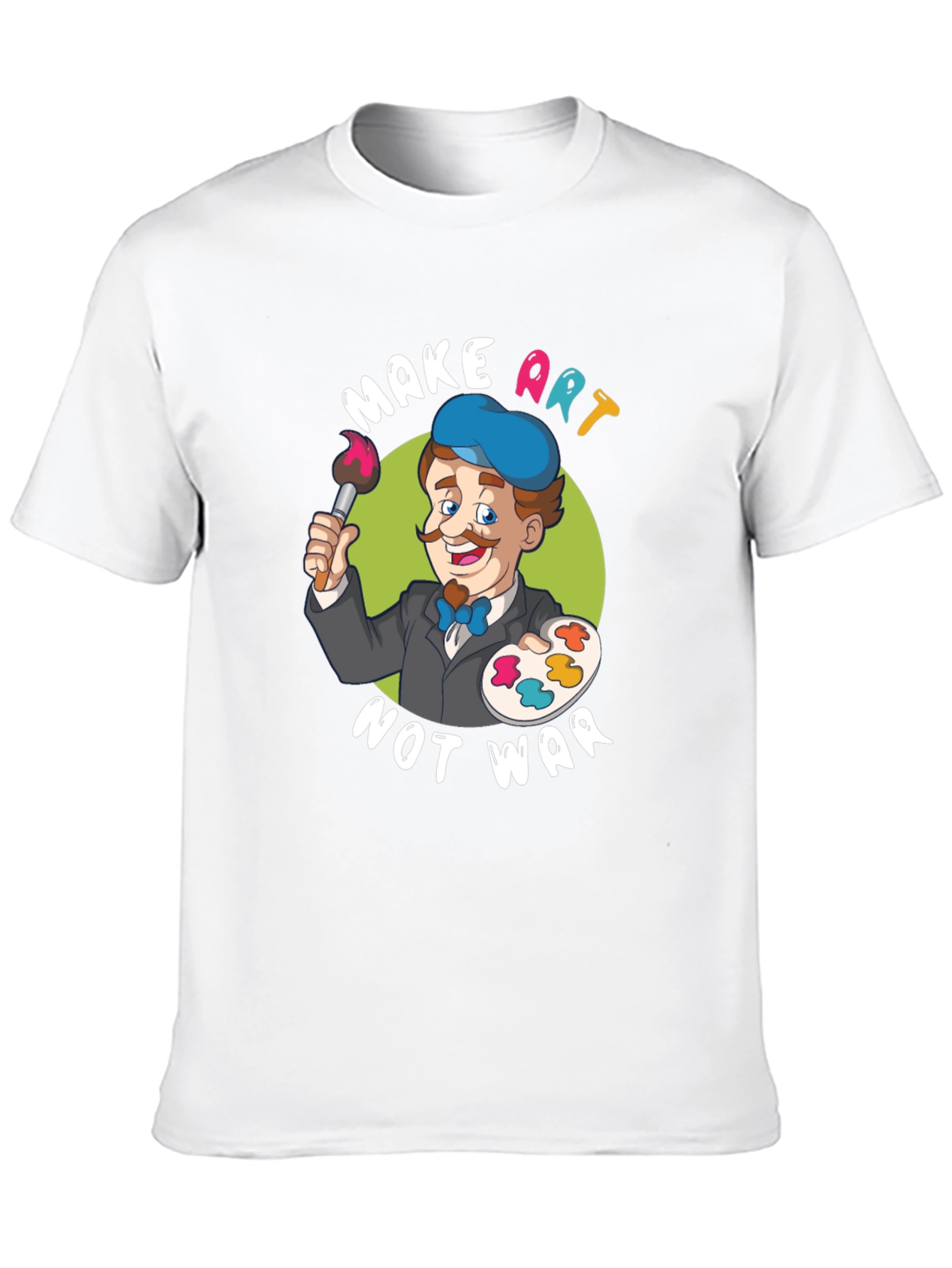 Make Art Not War Graphic T-Shirt