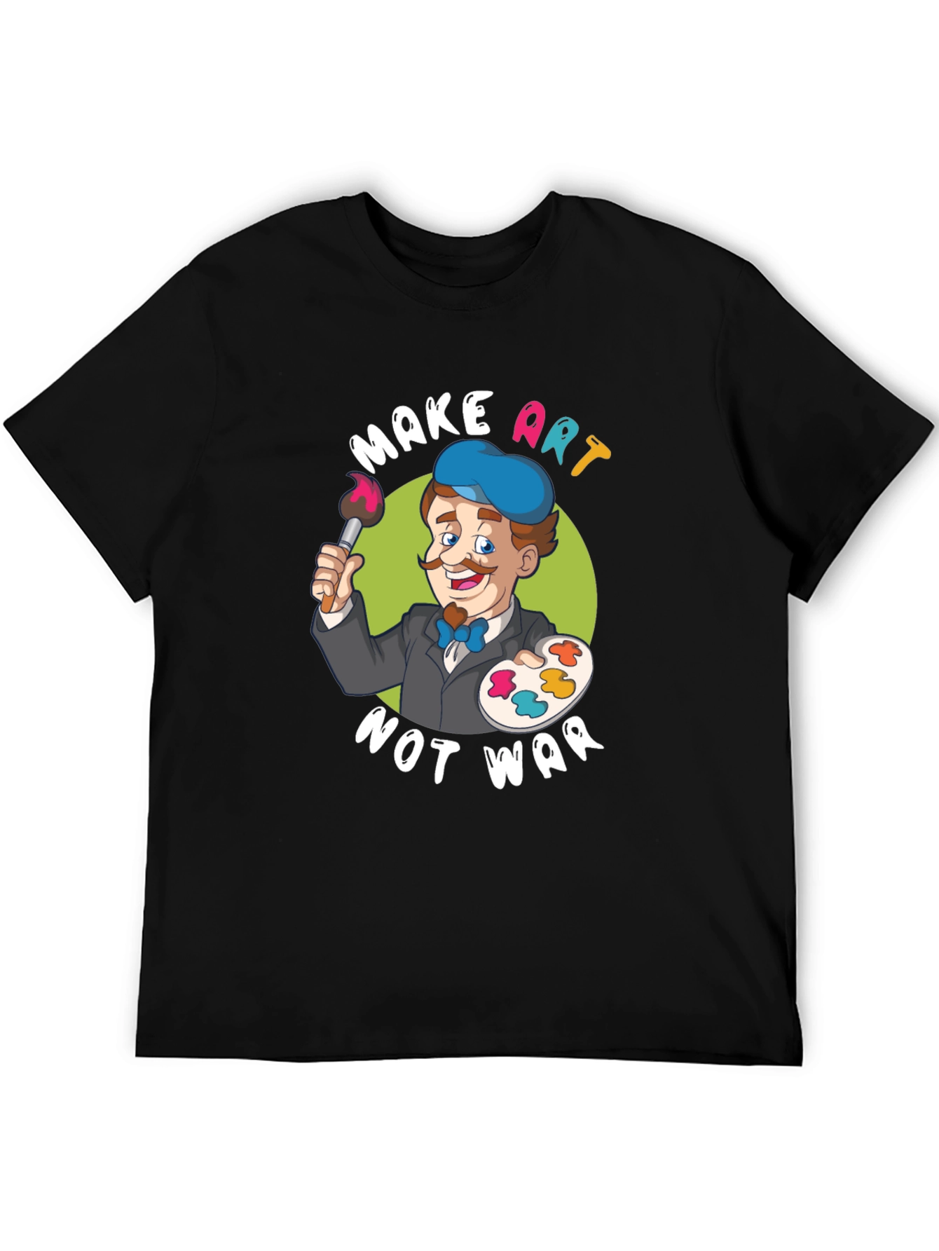 Make Art Not War Graphic T-Shirt