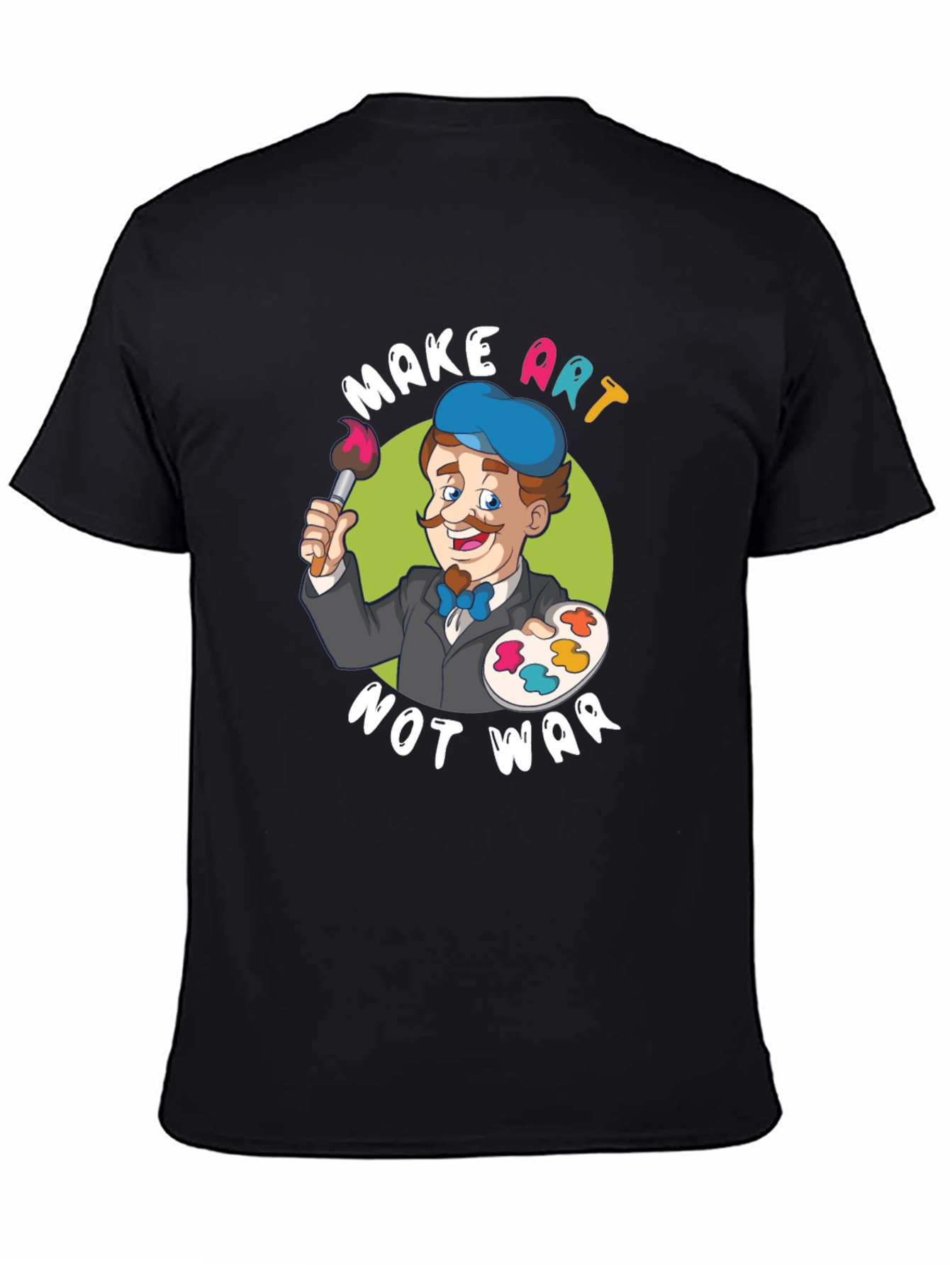 Make Art Not War Graphic T-Shirt