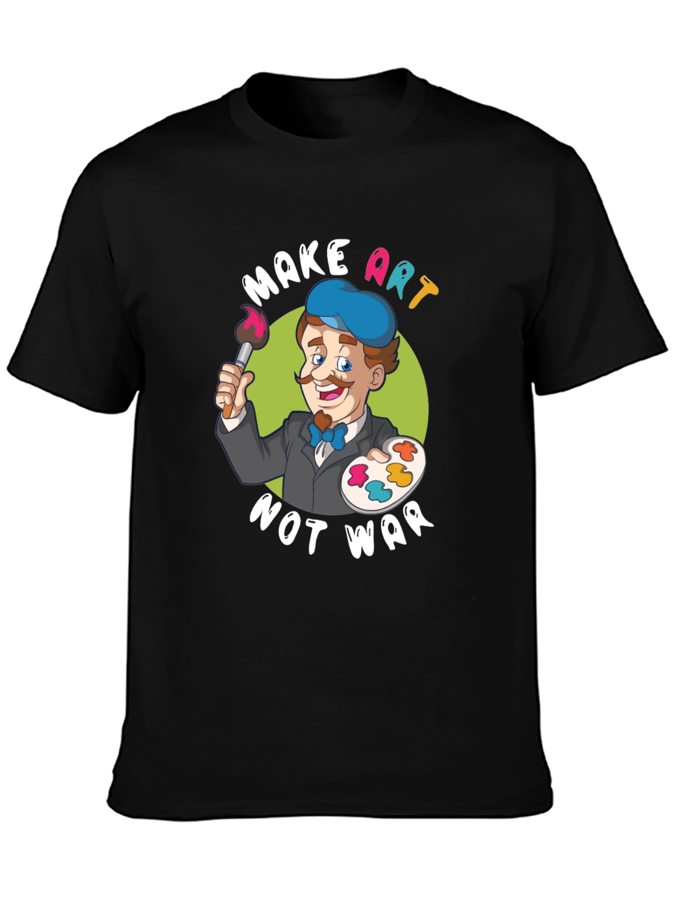 Make Art Not War Graphic T-Shirt