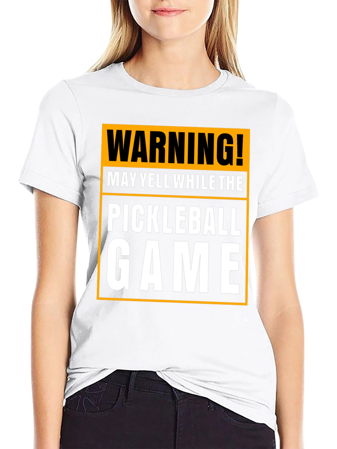 Warning! Pickleball Game T-Shirt