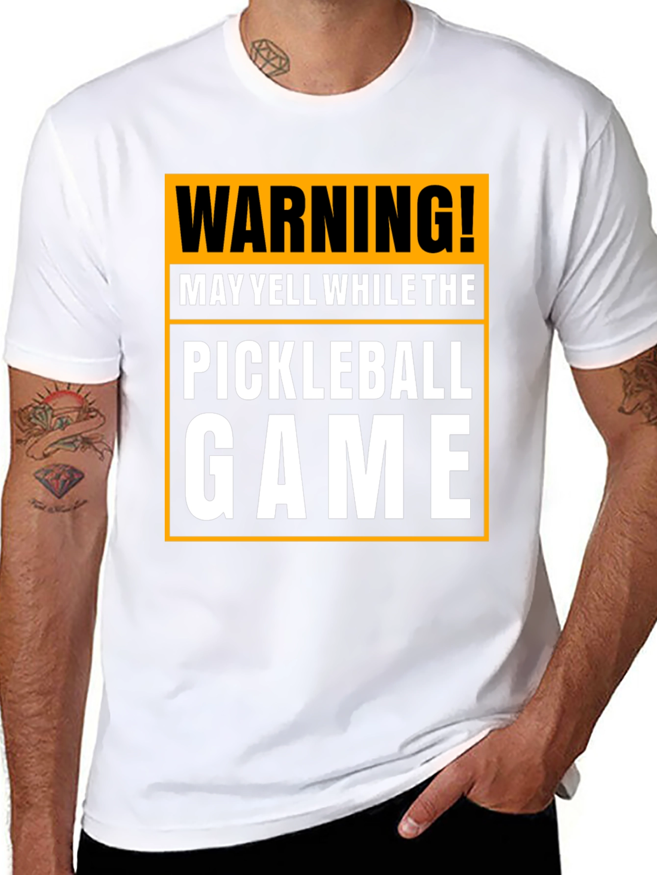 Warning! Pickleball Game T-Shirt