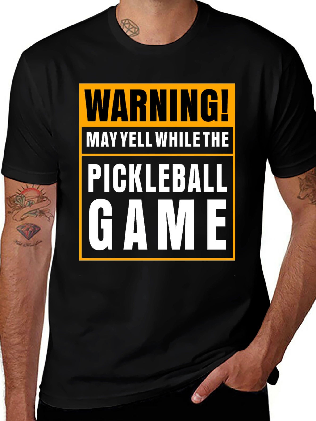 Warning! Pickleball Game T-Shirt