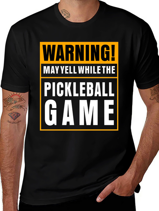 Warning! Pickleball Game T-Shirt