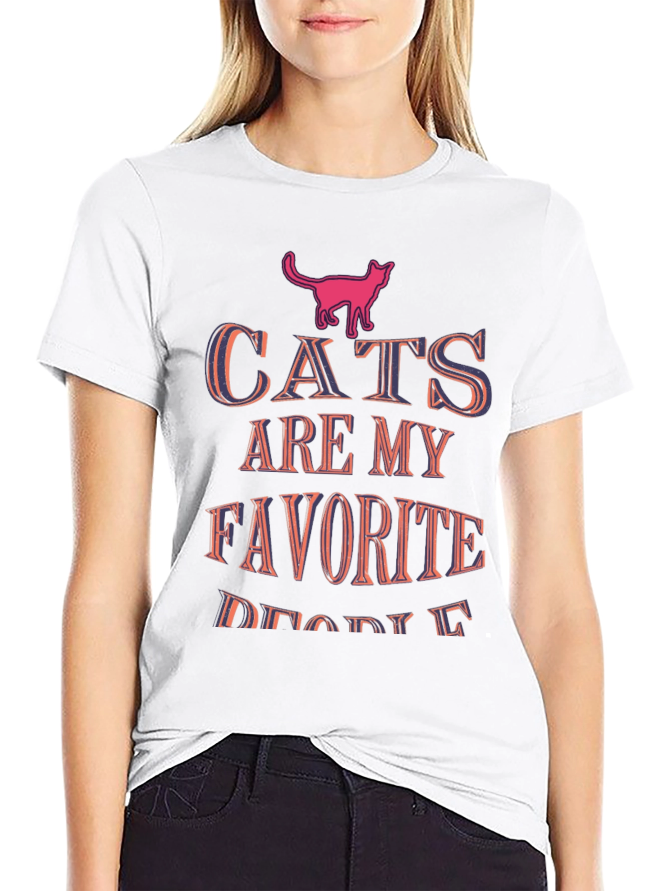 Cats Are My Favorite People T-Shirt