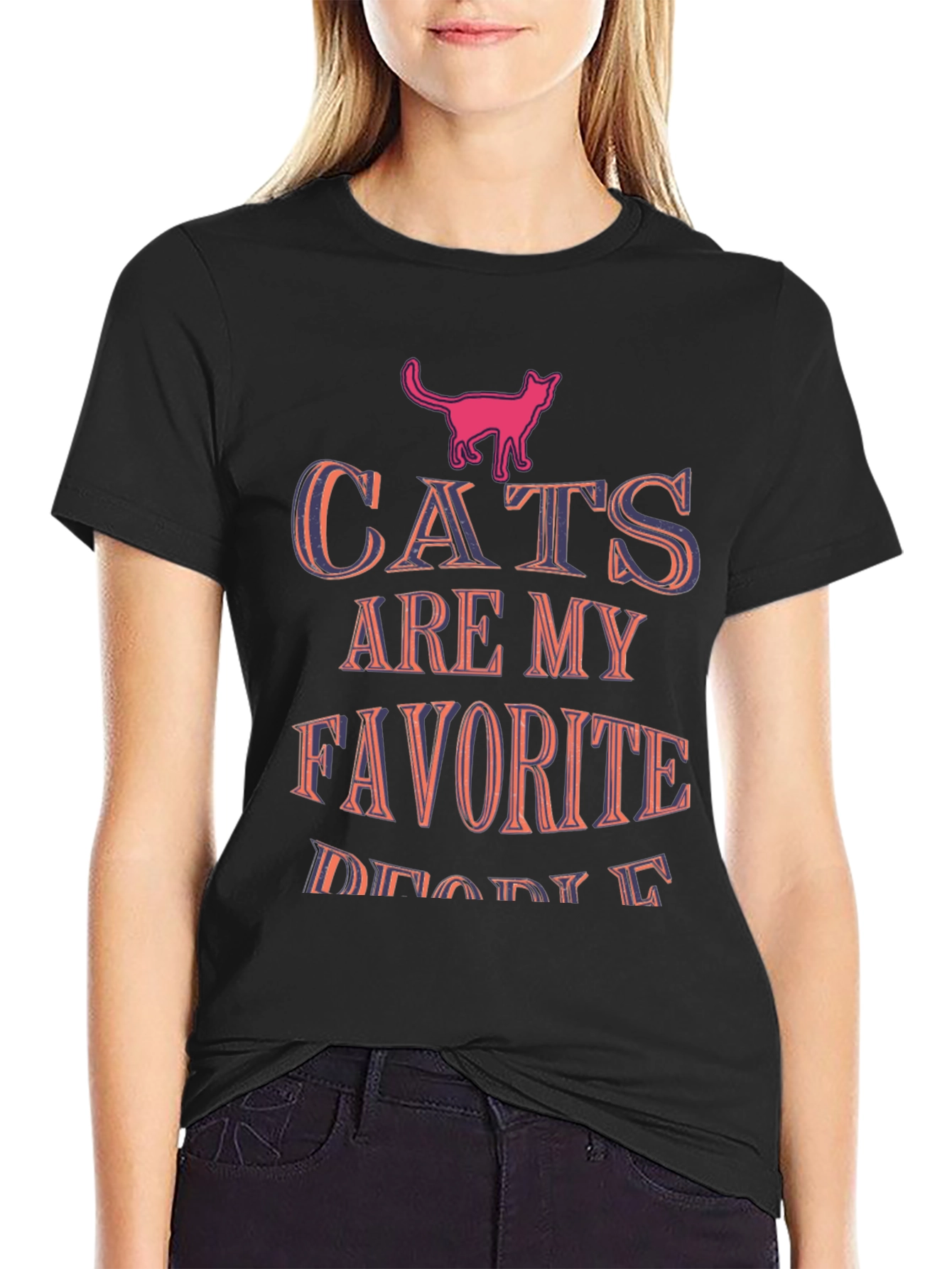 Cats Are My Favorite People T-Shirt