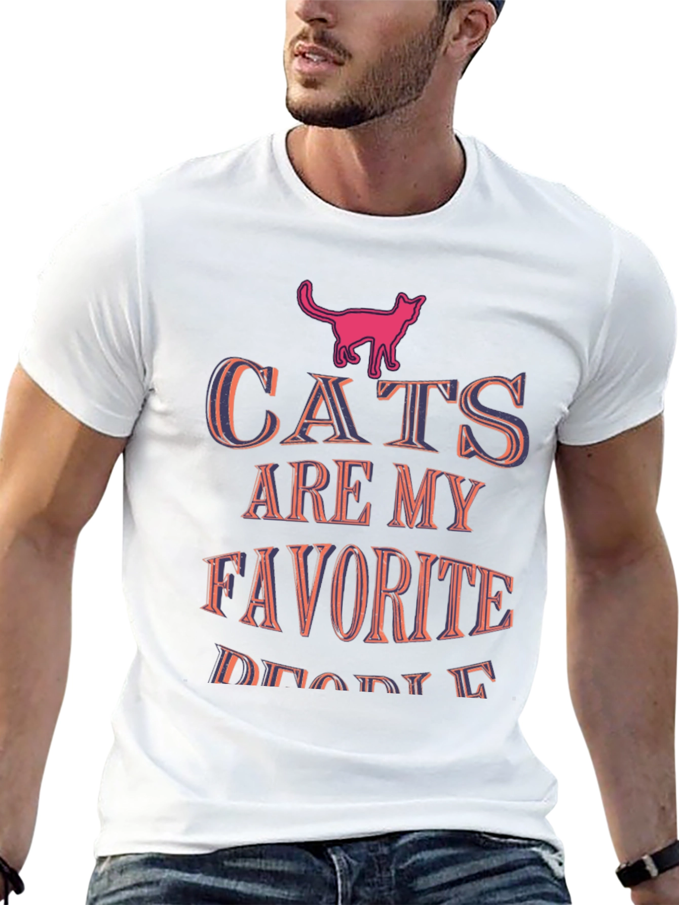 Cats Are My Favorite People T-Shirt