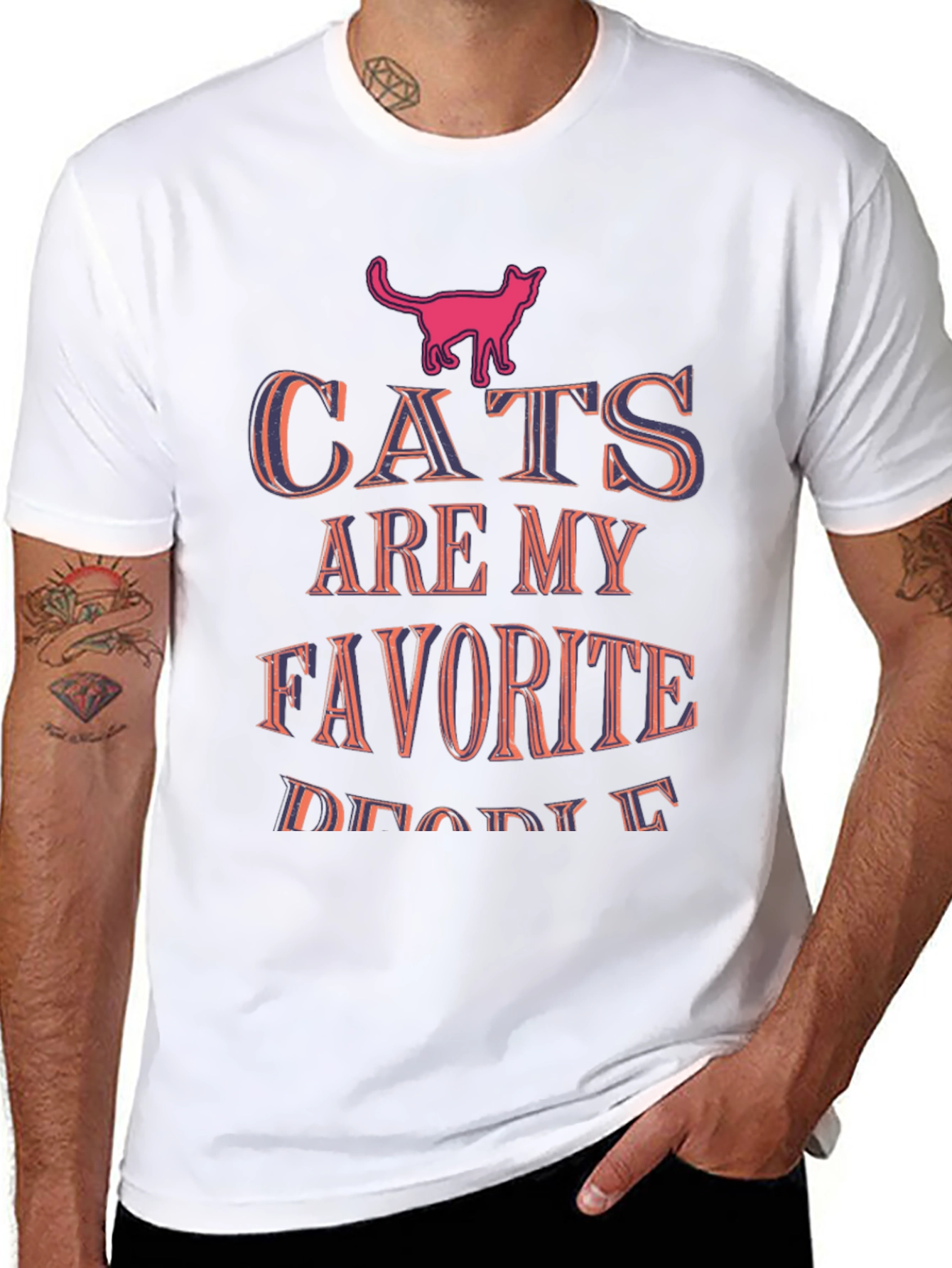 Cats Are My Favorite People T-Shirt