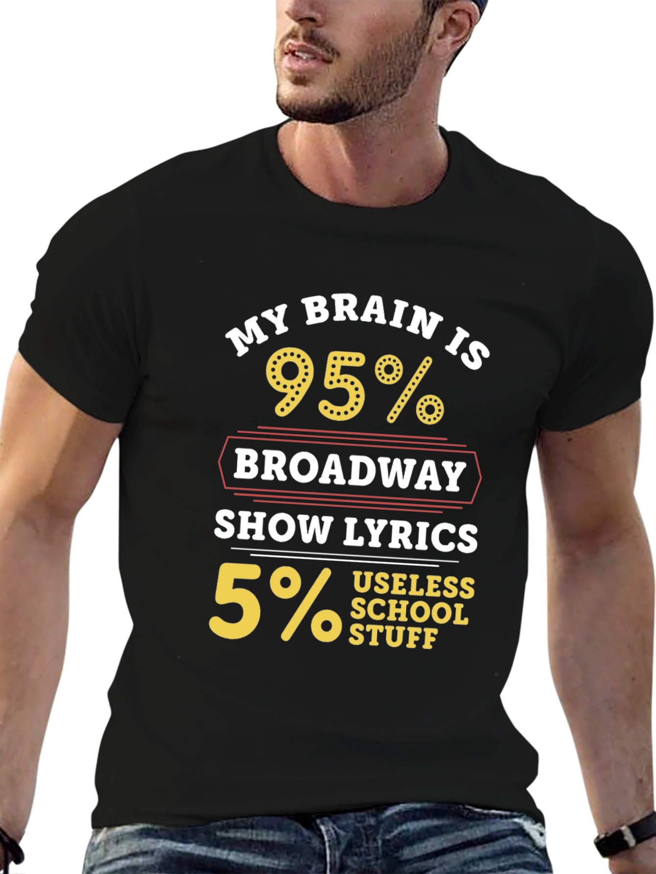 Broadway Lyrics T-Shirt - Humorous Musical Theater Tee
