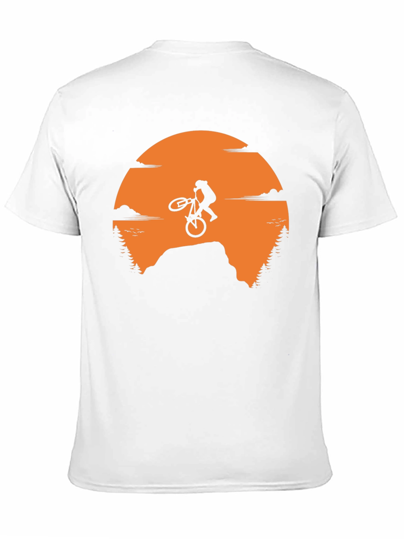 Mountain Bike Sunset Graphic Tee - Adventure Ready!