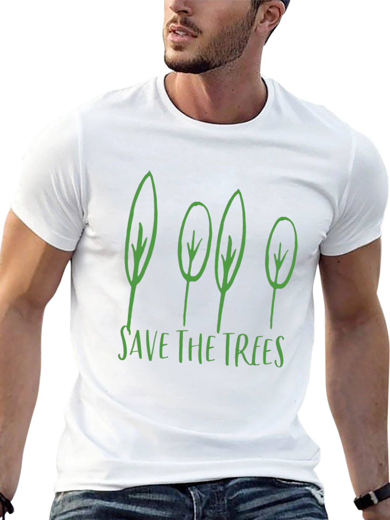 Save The Trees Graphic Tee - Eco-Friendly Shirt