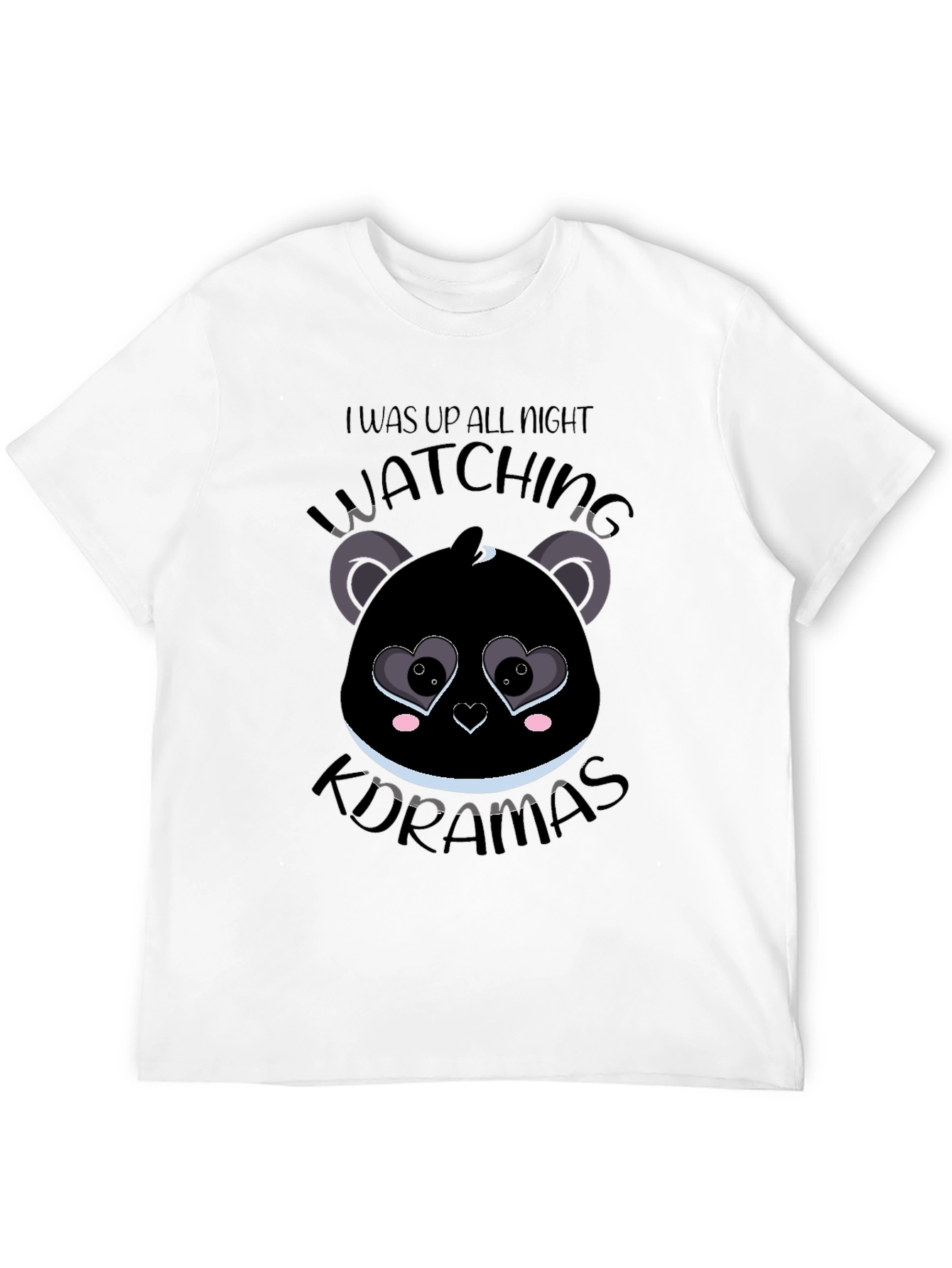 I Was Up All Night Watching K-Dramas Graphic T-Shirt