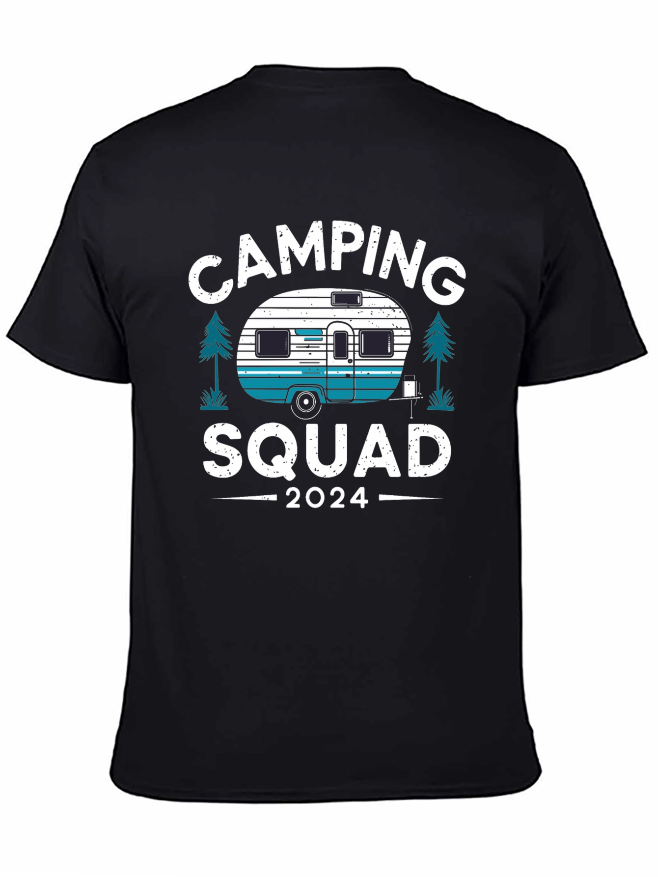 Camping Squad 2024 T-Shirt - Black