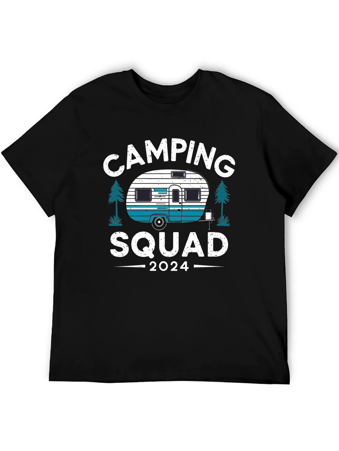 Camping Squad 2024 T-Shirt - Black