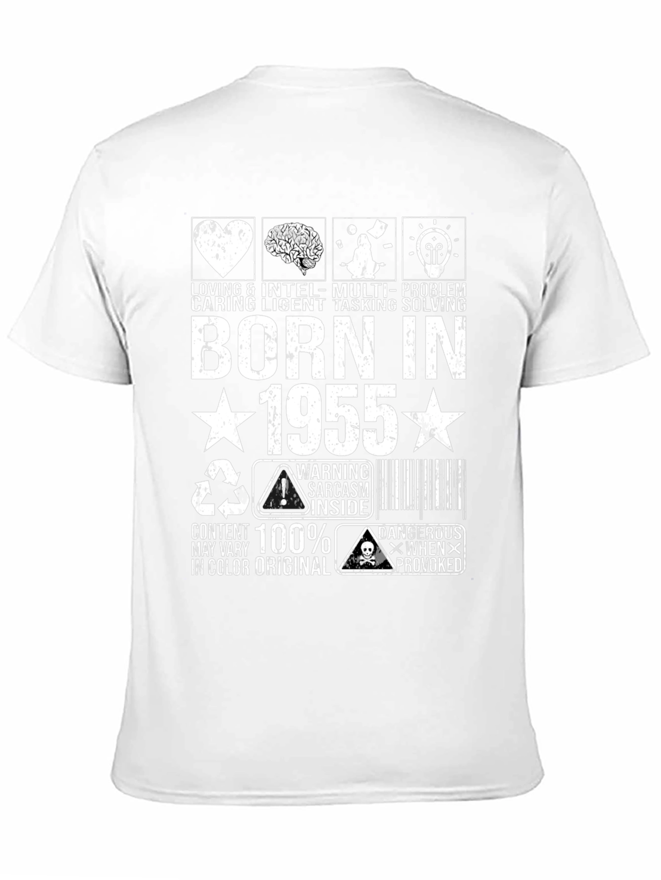 Born In 1955 Graphic Novelty T-Shirt