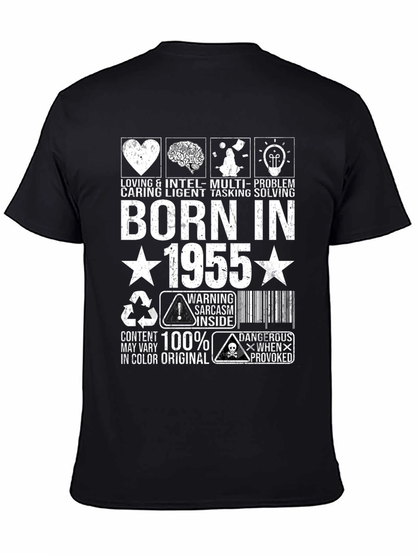 Born In 1955 Graphic Novelty T-Shirt