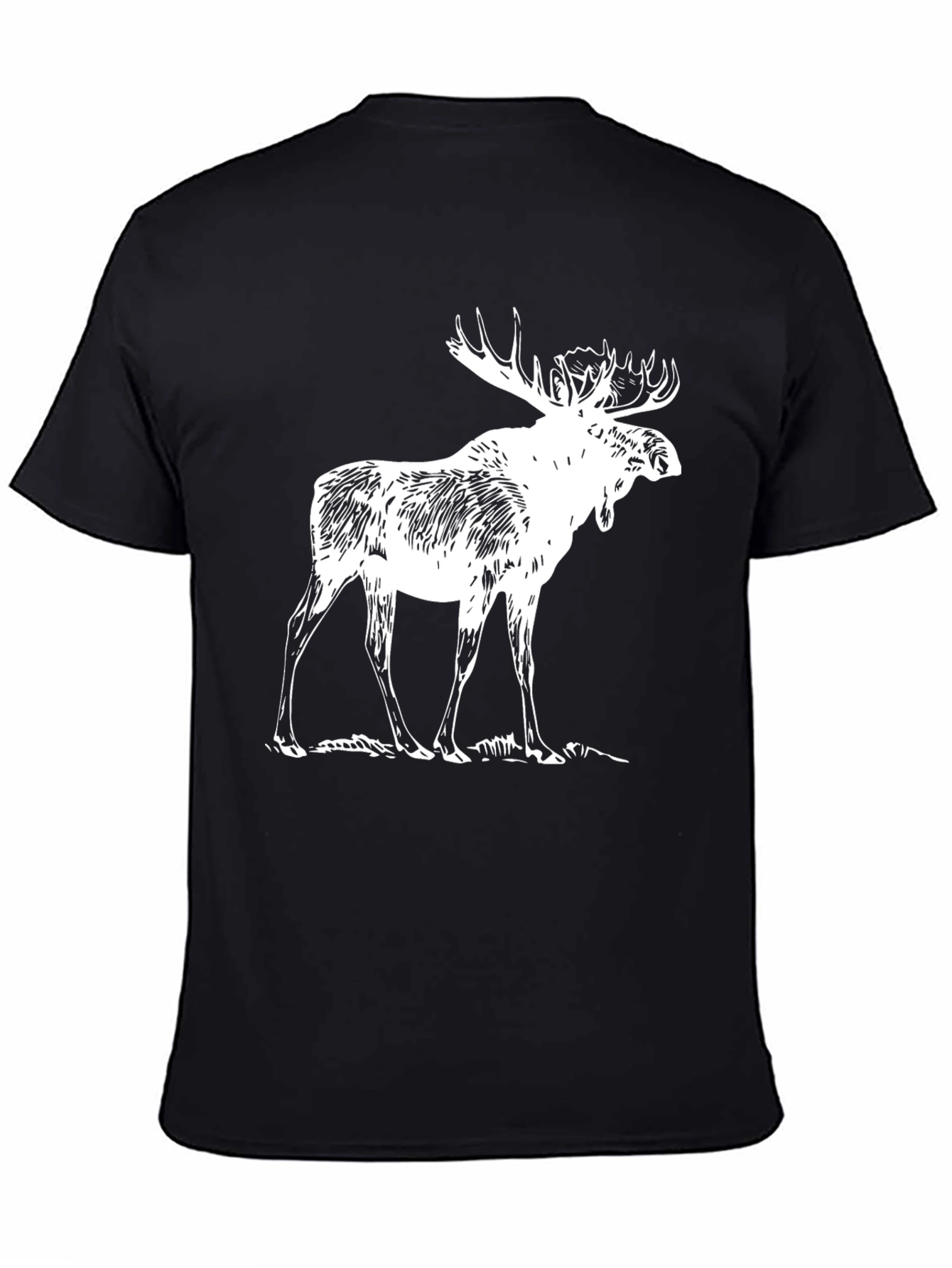 Moose Graphic Tee - Black
