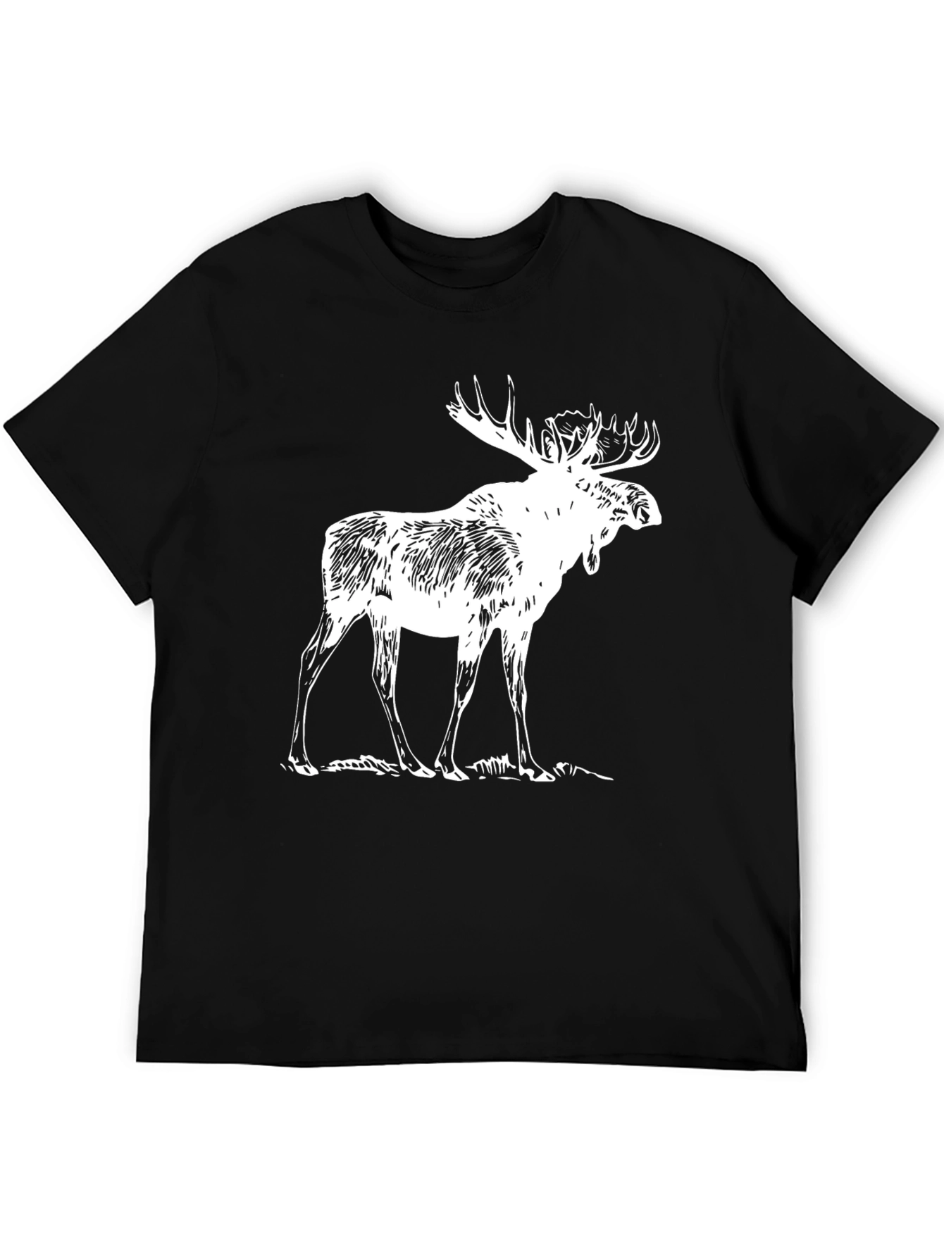 Moose Graphic Tee - Black