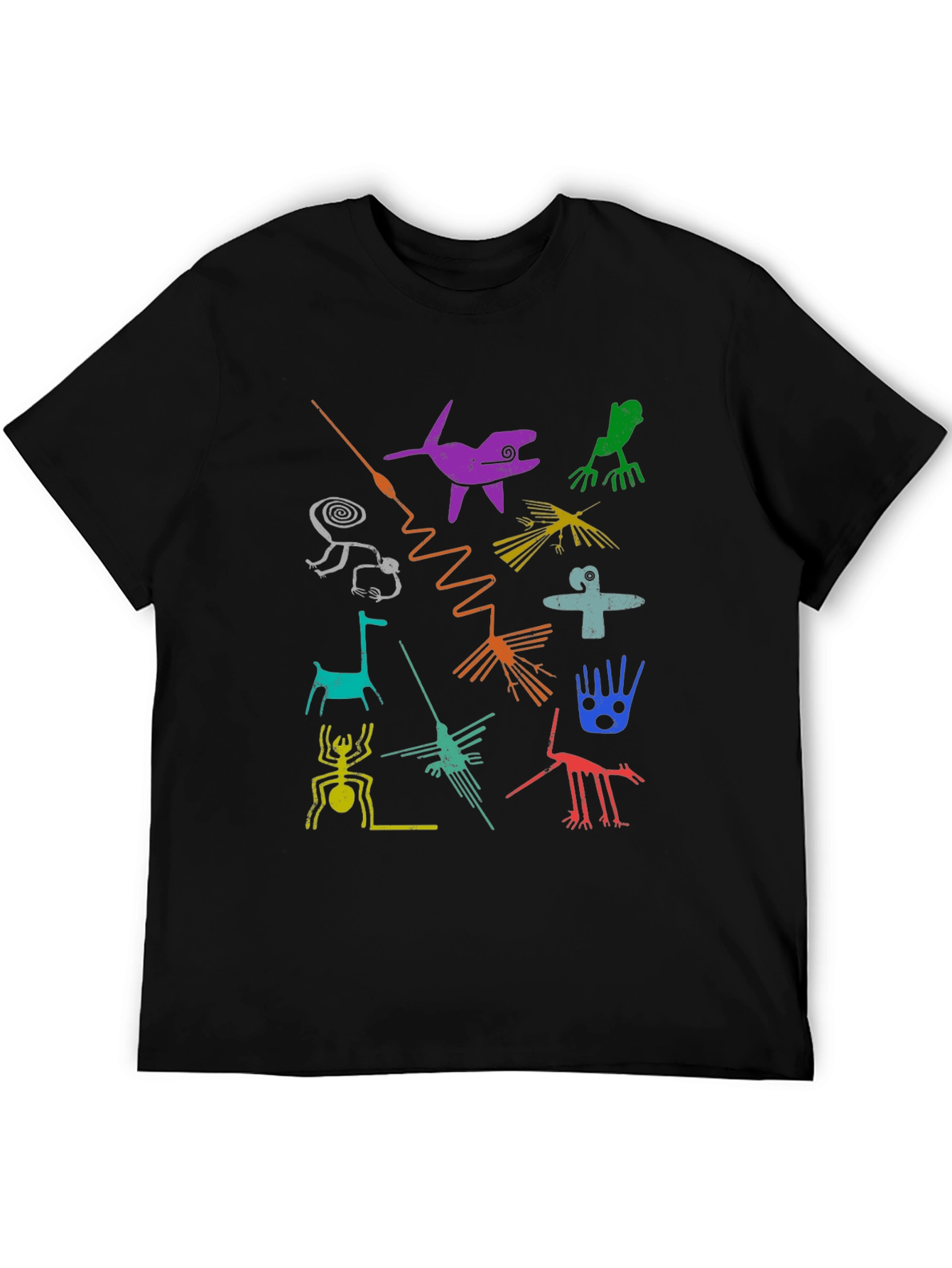 Nazca Lines Graphic Tee - Unique Design