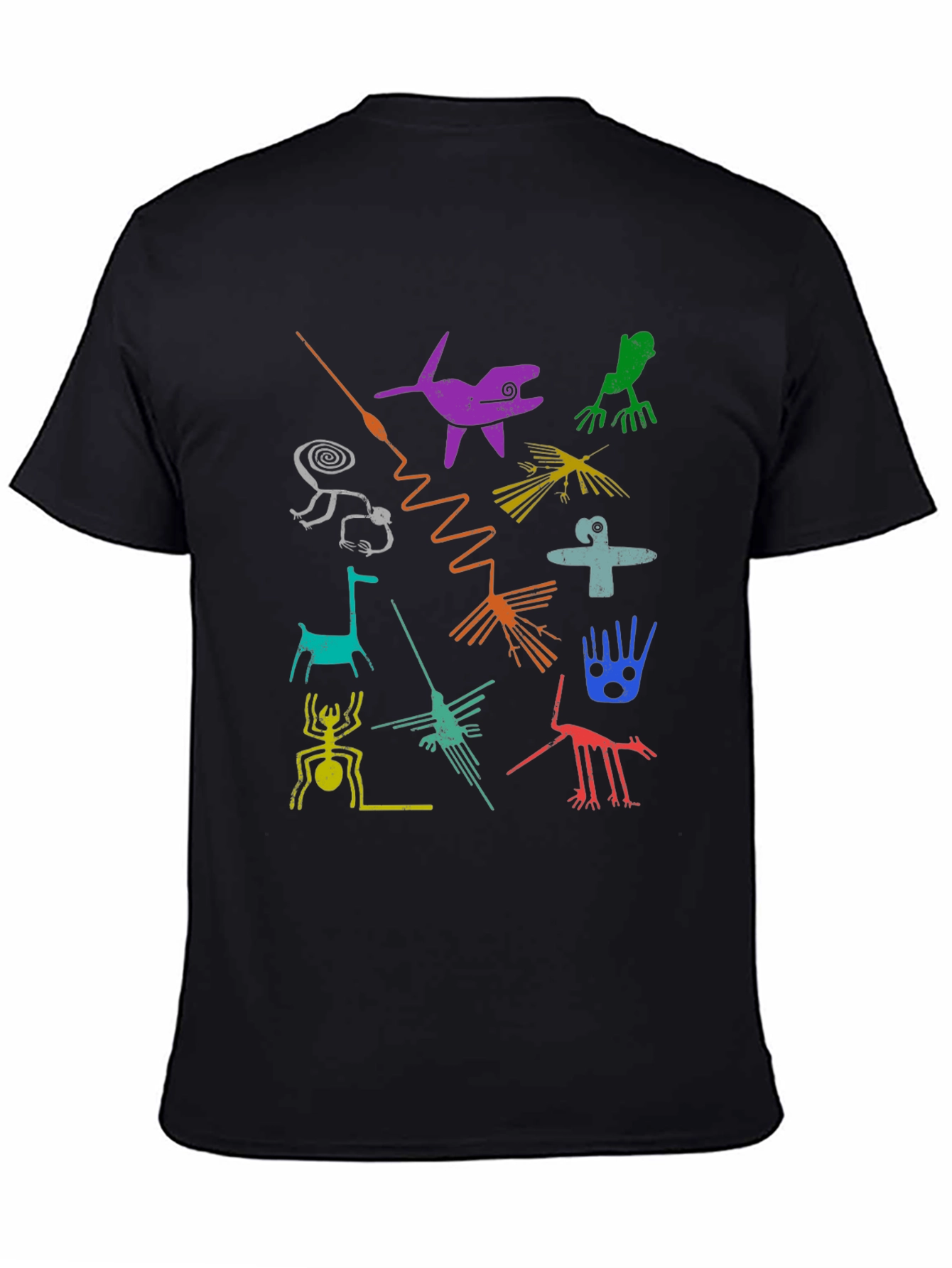 Nazca Lines Graphic Tee - Unique Design