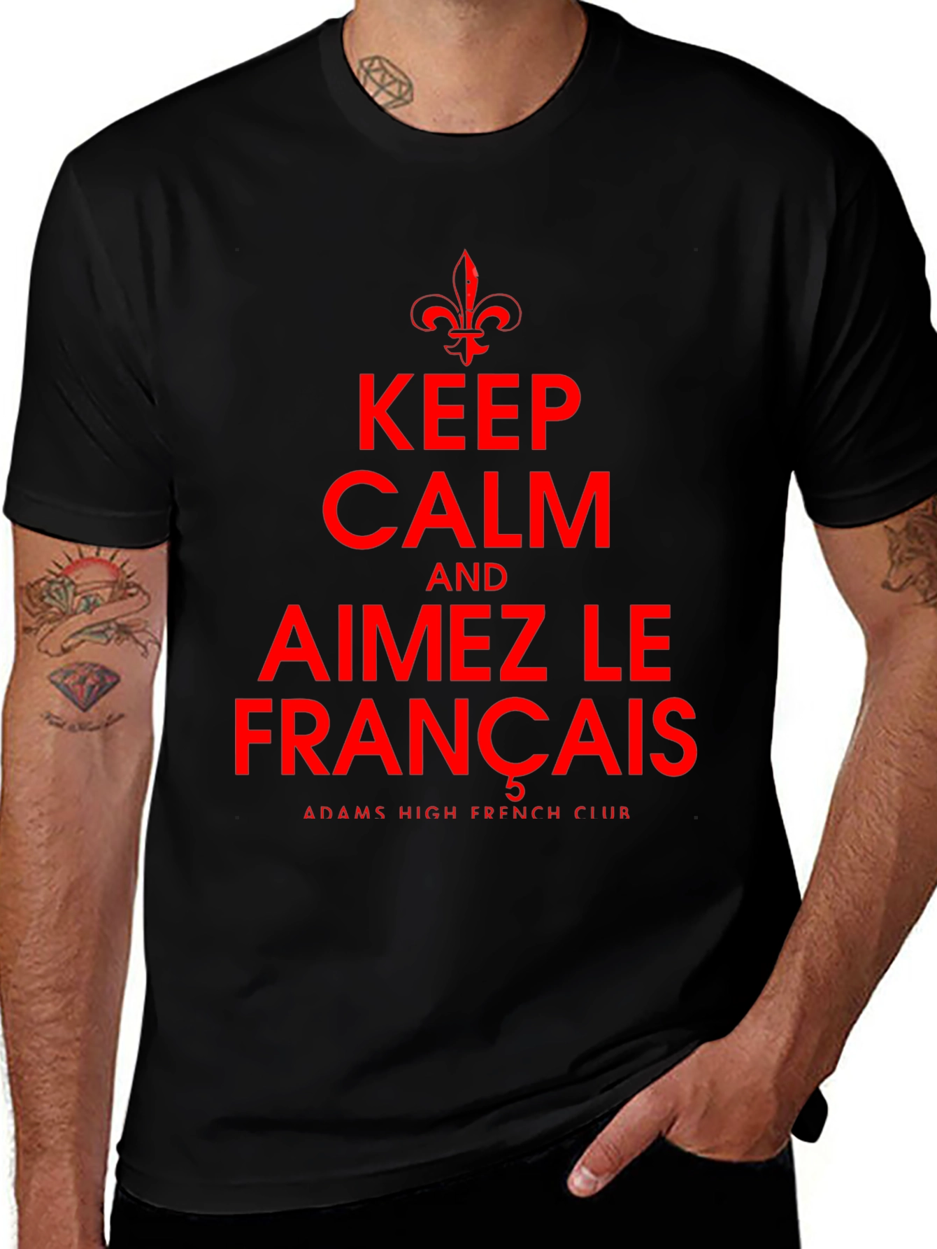 Keep Calm and Aimez Le Francais T-Shirt