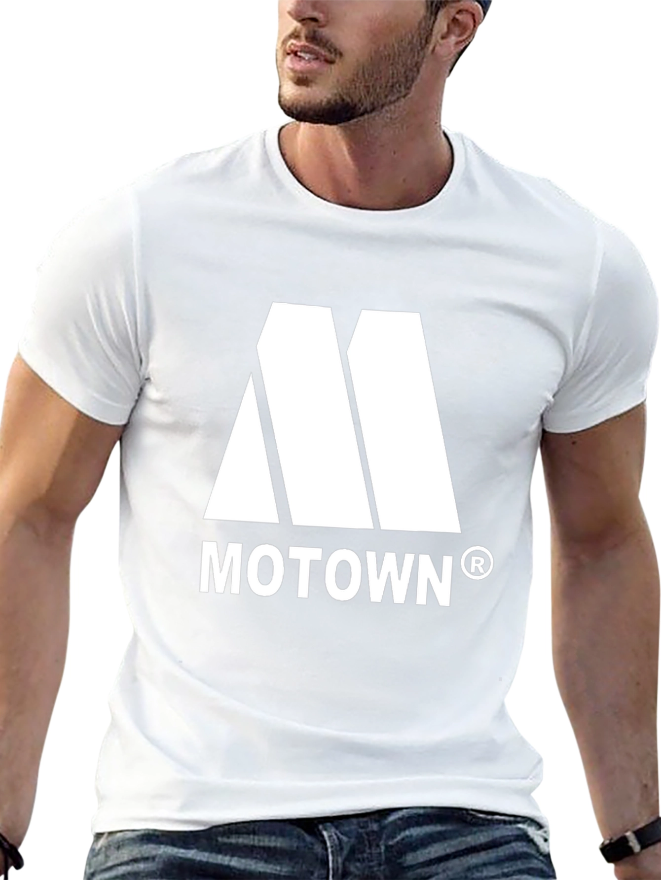 Motown Logo Black T-Shirt - Classic Music Tee