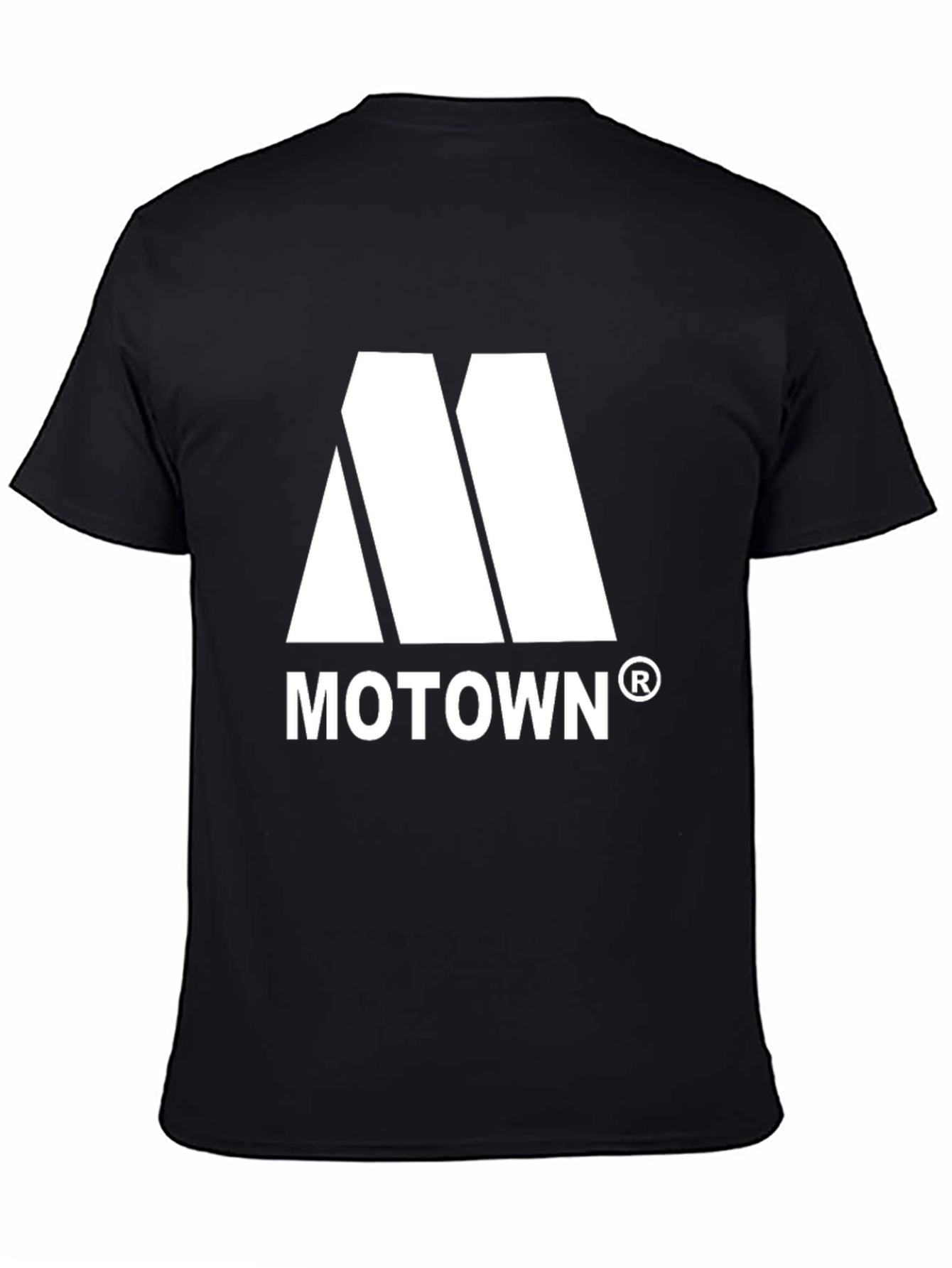Motown Logo Black T-Shirt - Classic Music Tee