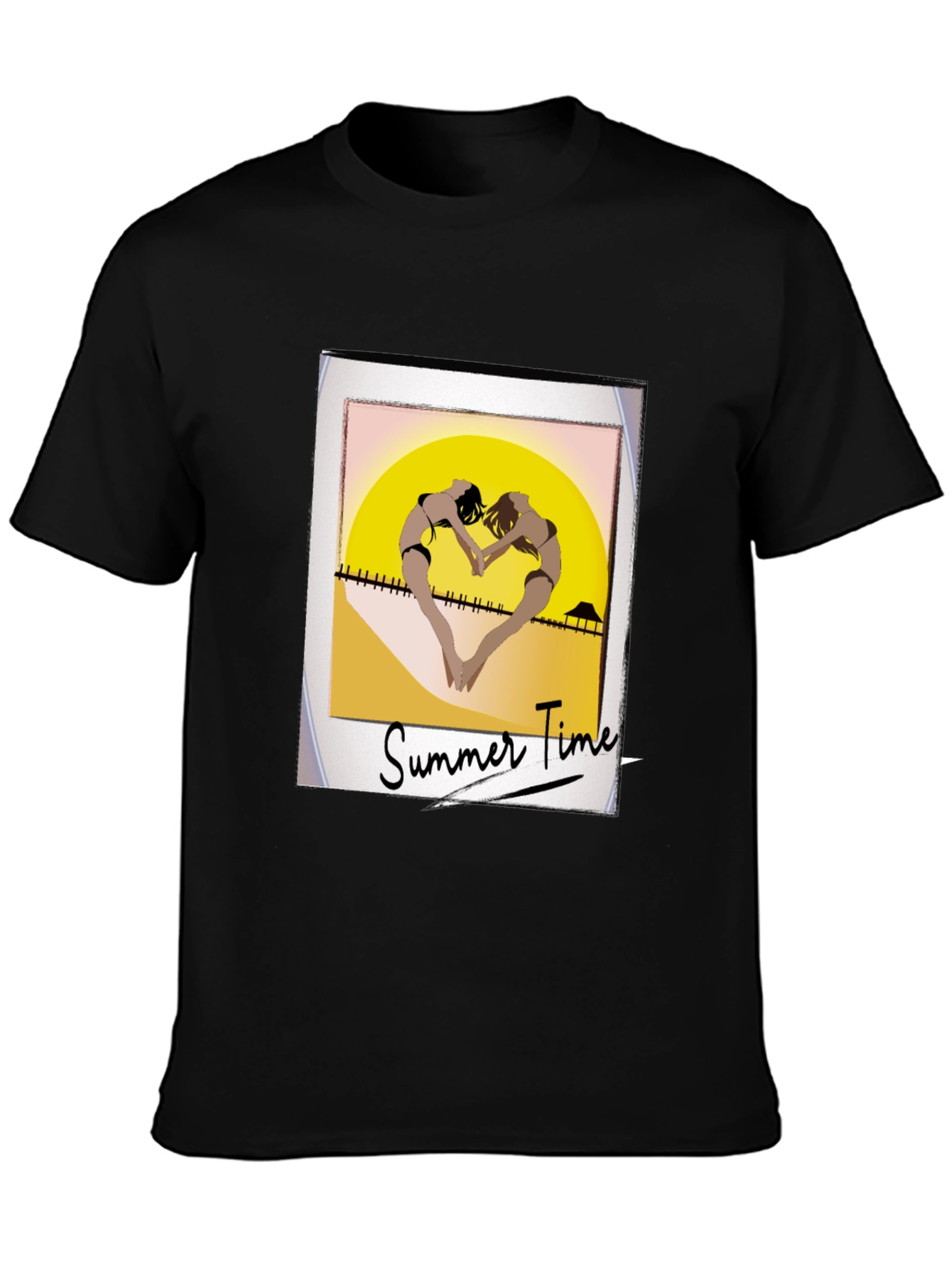 Summer Time Beach Graphic T-Shirt