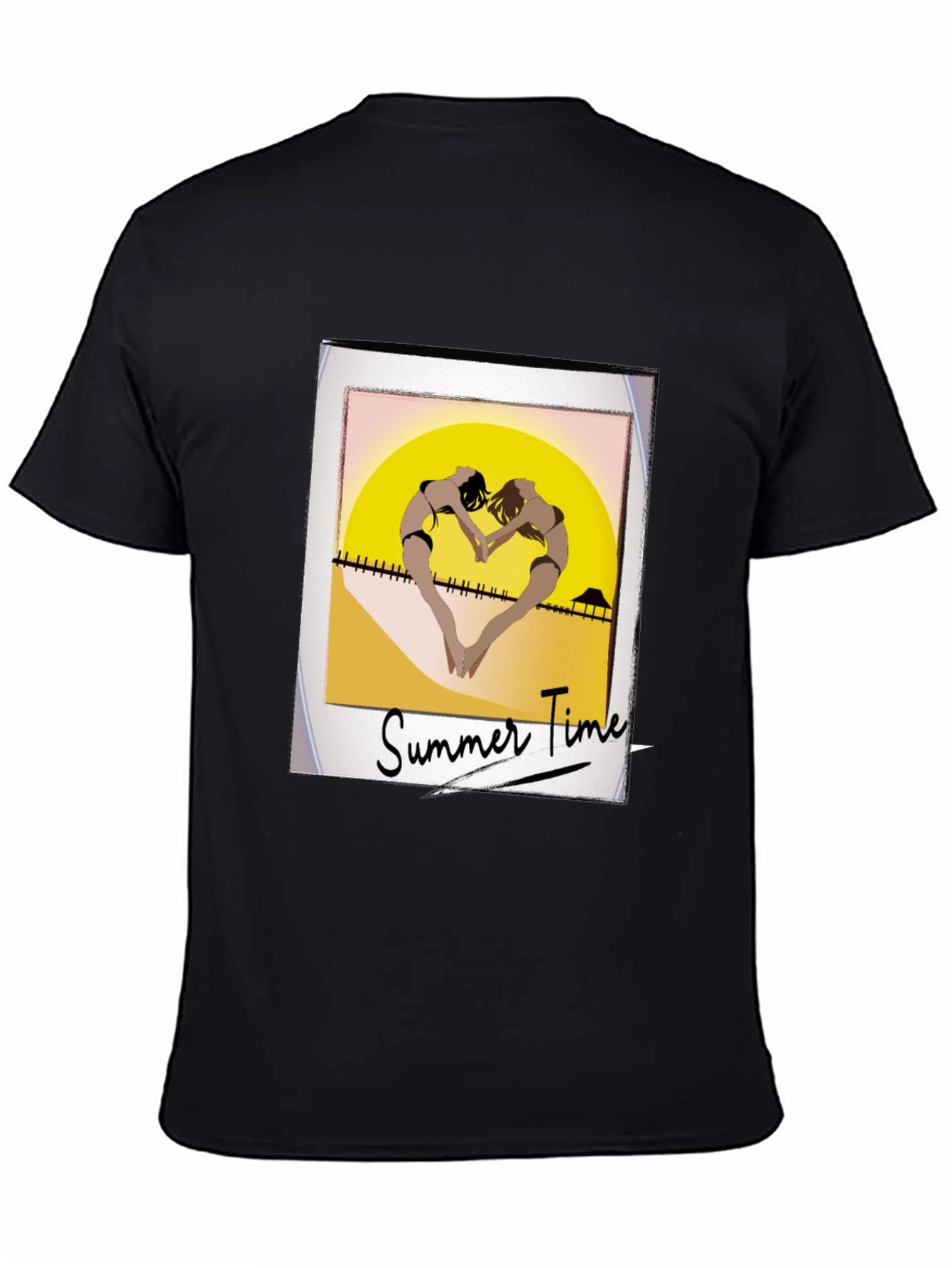 Summer Time Beach Graphic T-Shirt