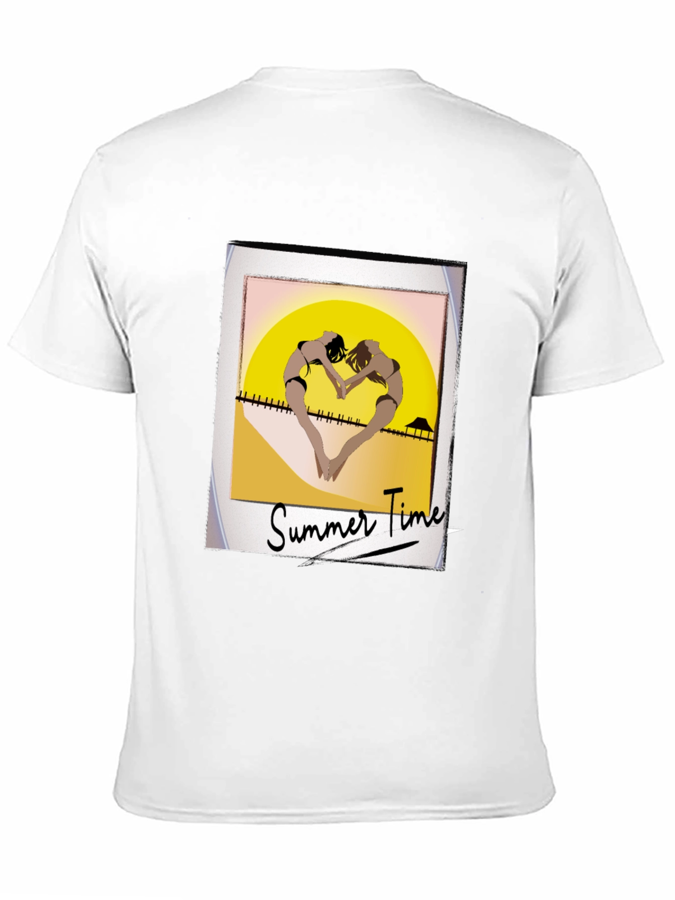 Summer Time Beach Graphic T-Shirt