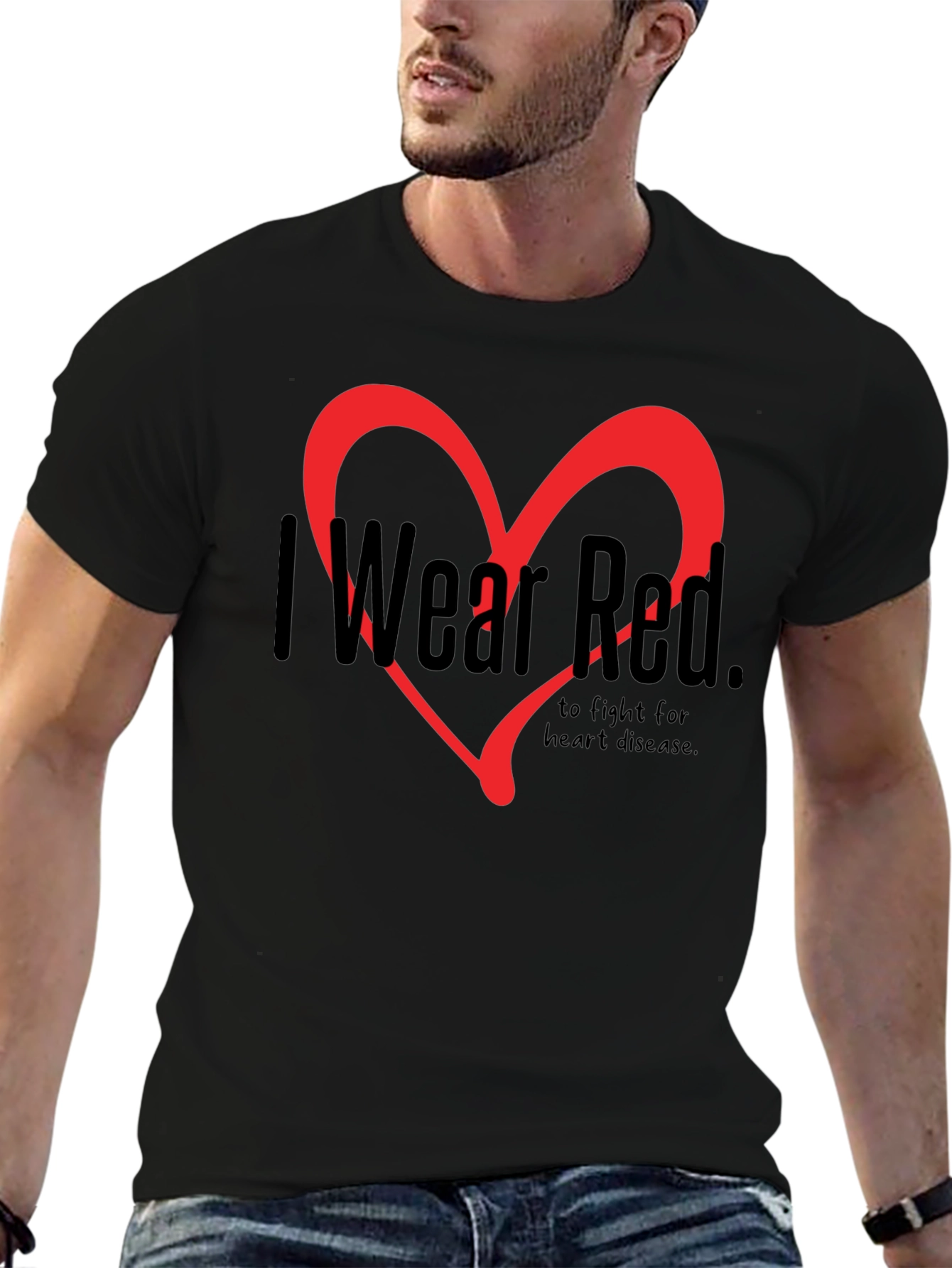 Red Heart Disease Awareness T-Shirt