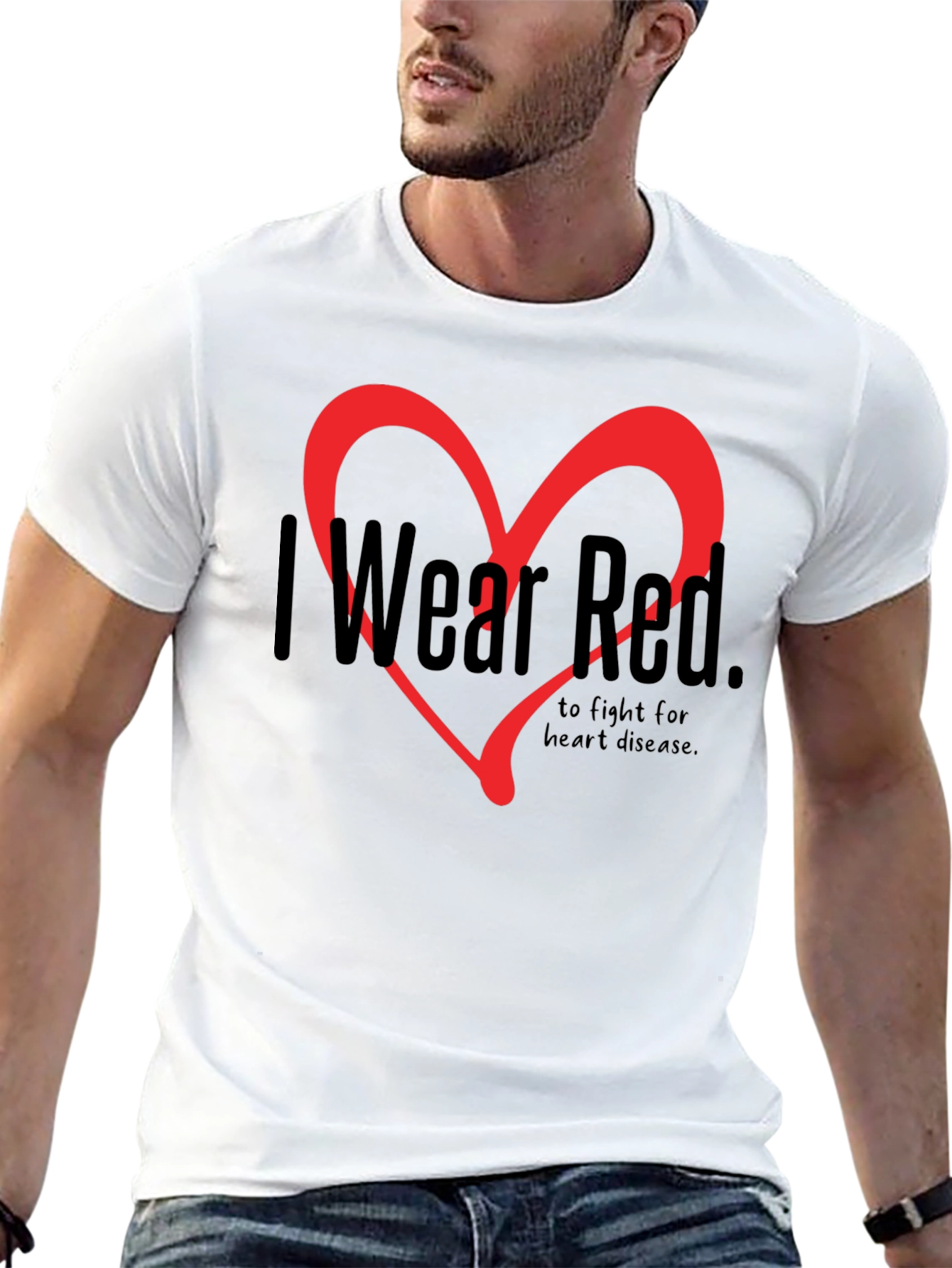 Red Heart Disease Awareness T-Shirt