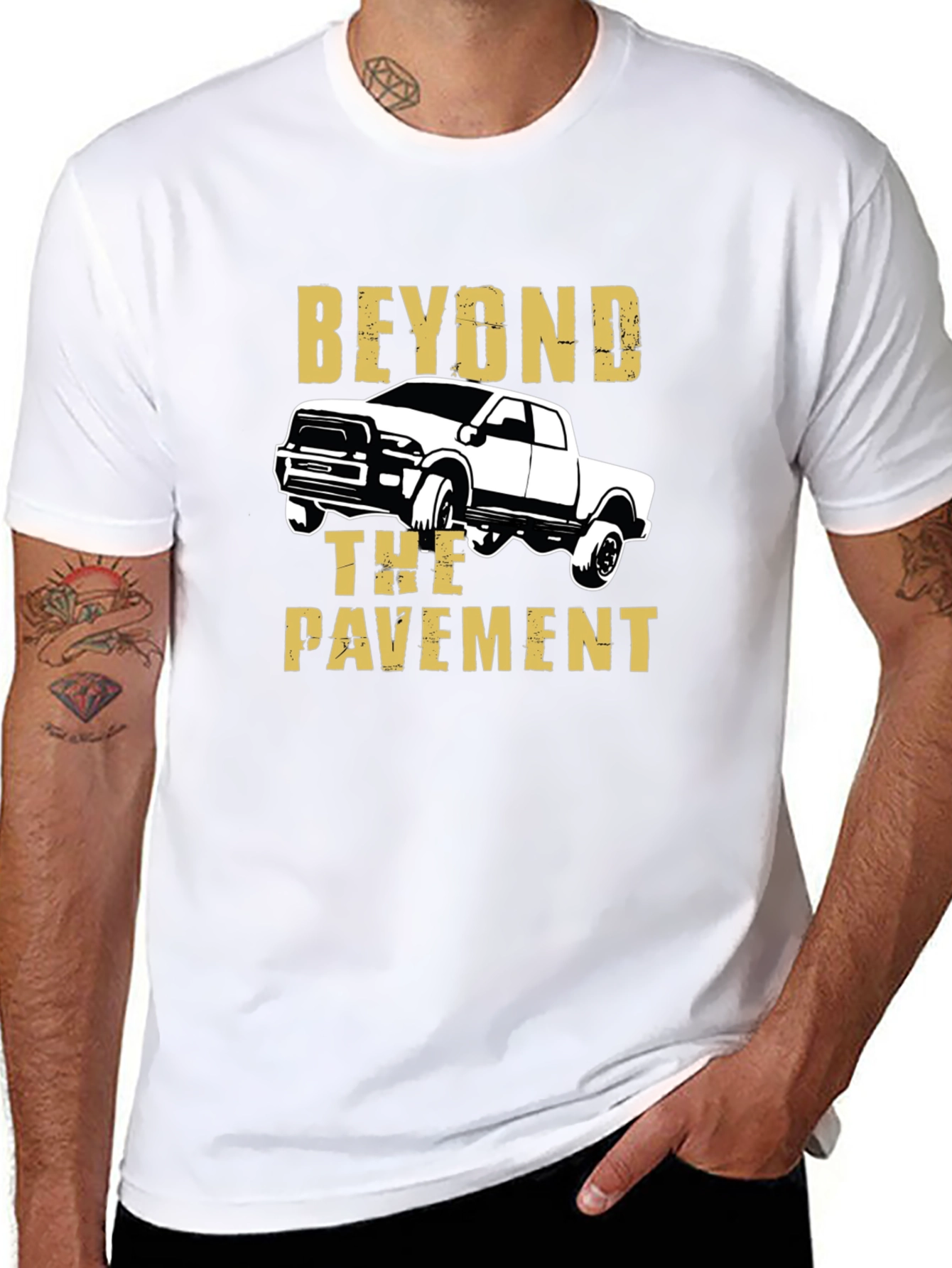Beyond The Pavement Truck Graphic Tee - Black