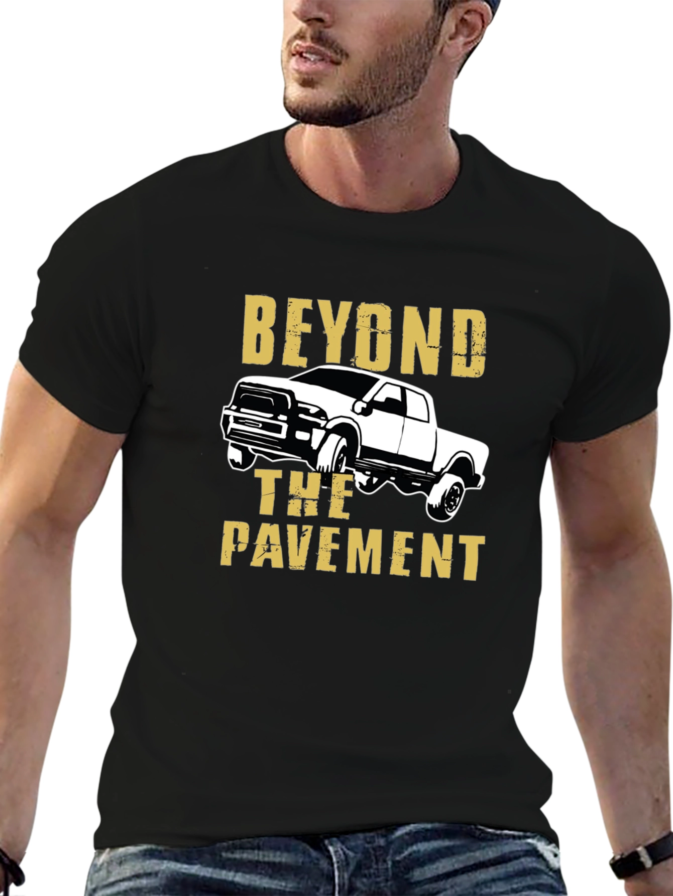 Beyond The Pavement Truck Graphic Tee - Black