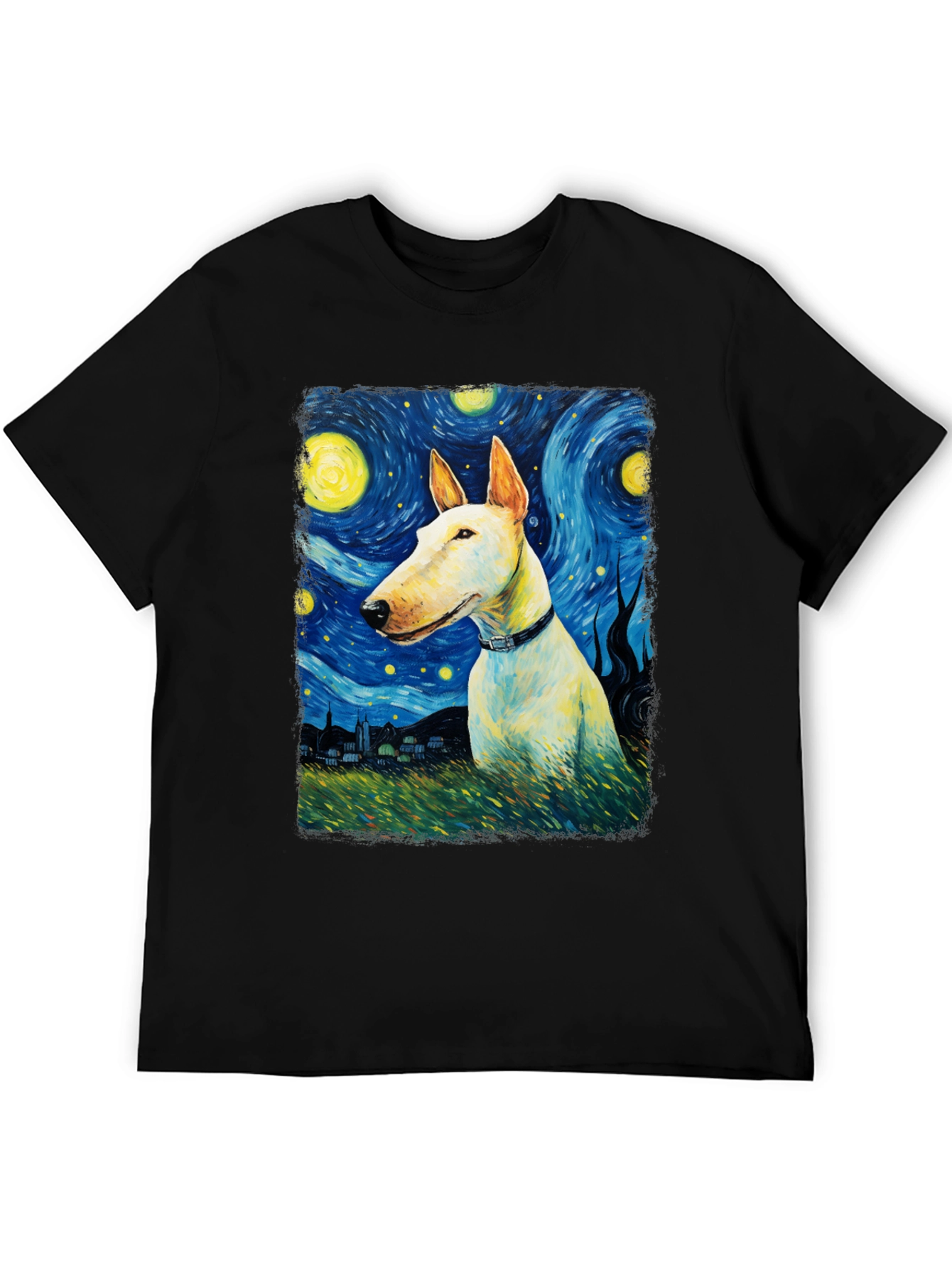 Starry Night Bull Terrier T-Shirt
