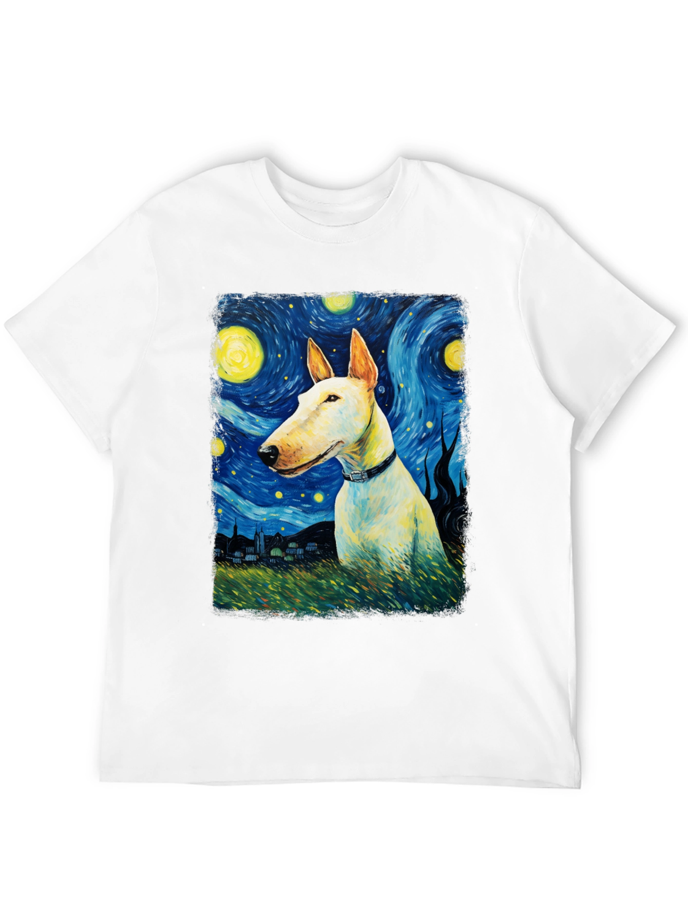 Starry Night Bull Terrier T-Shirt