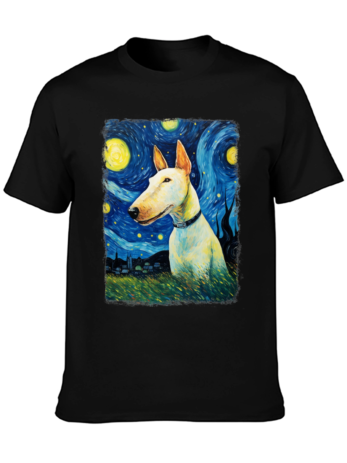 Starry Night Bull Terrier T-Shirt