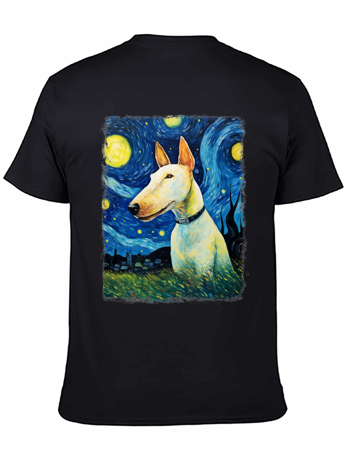 Starry Night Bull Terrier T-Shirt