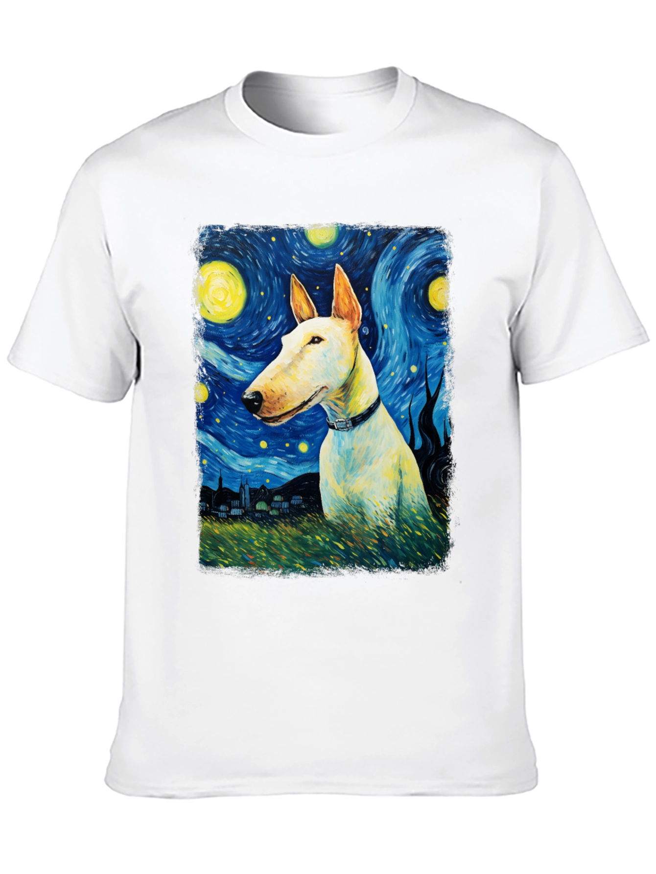 Starry Night Bull Terrier T-Shirt