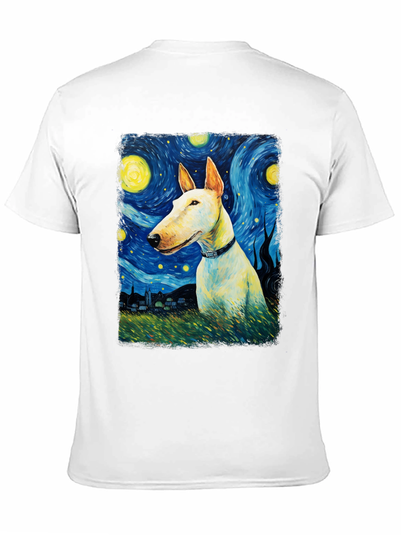 Starry Night Bull Terrier T-Shirt