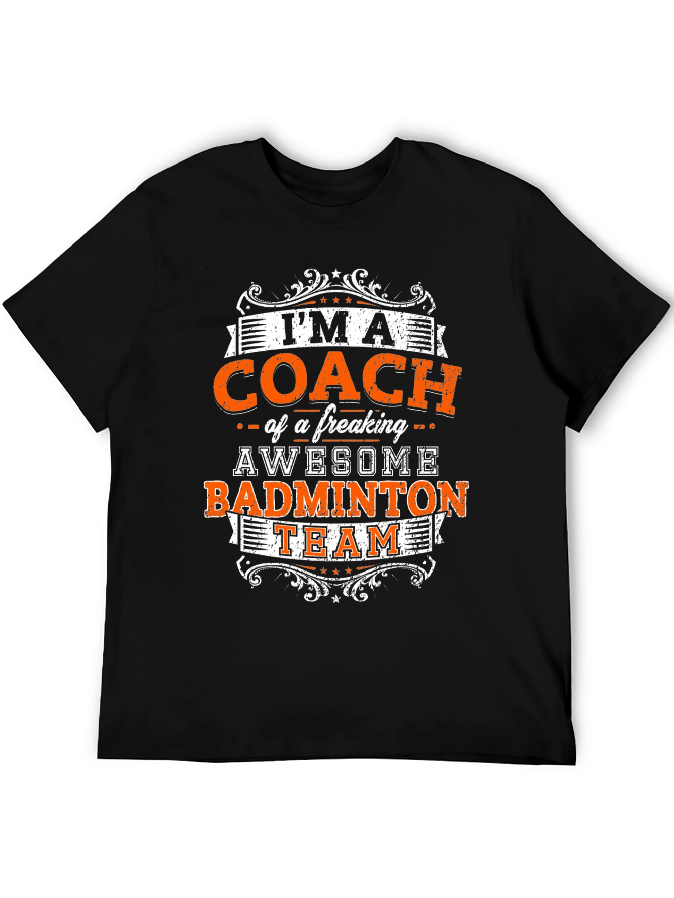 Coach Badminton Team Graphic Tee