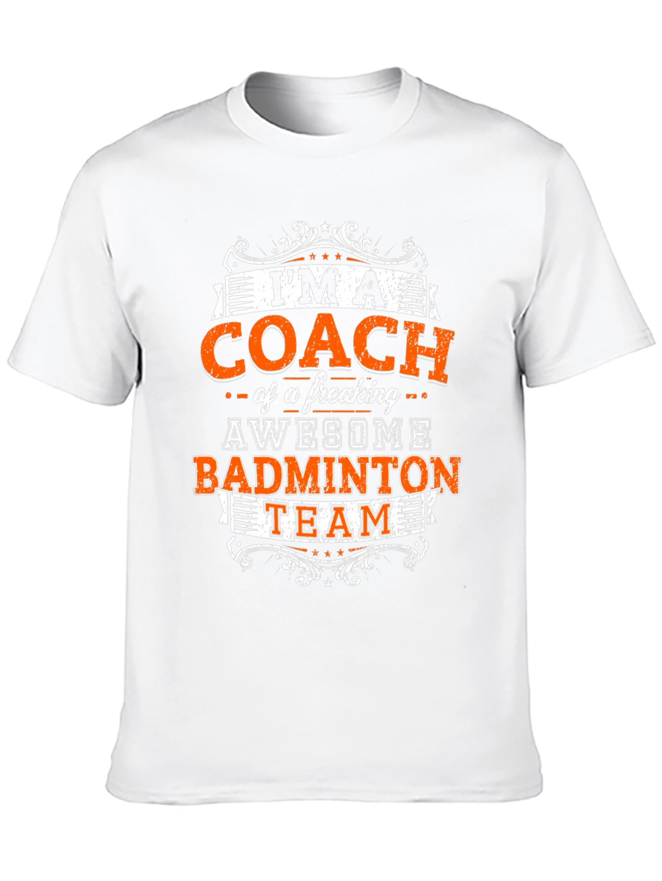 Coach Badminton Team Graphic Tee