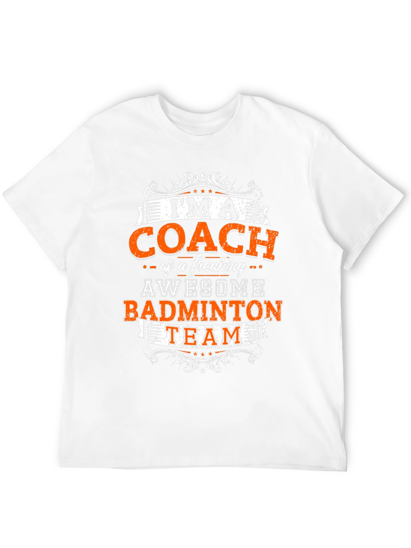 Coach Badminton Team Graphic Tee