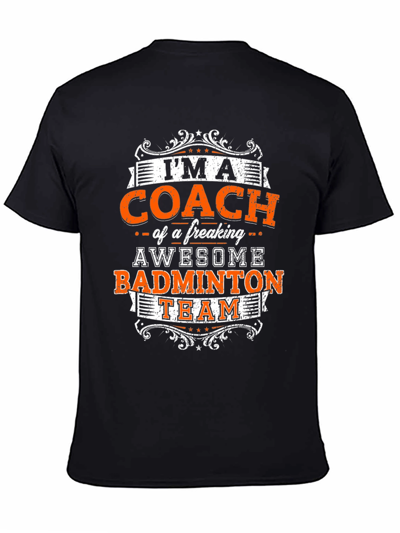 Coach Badminton Team Graphic Tee