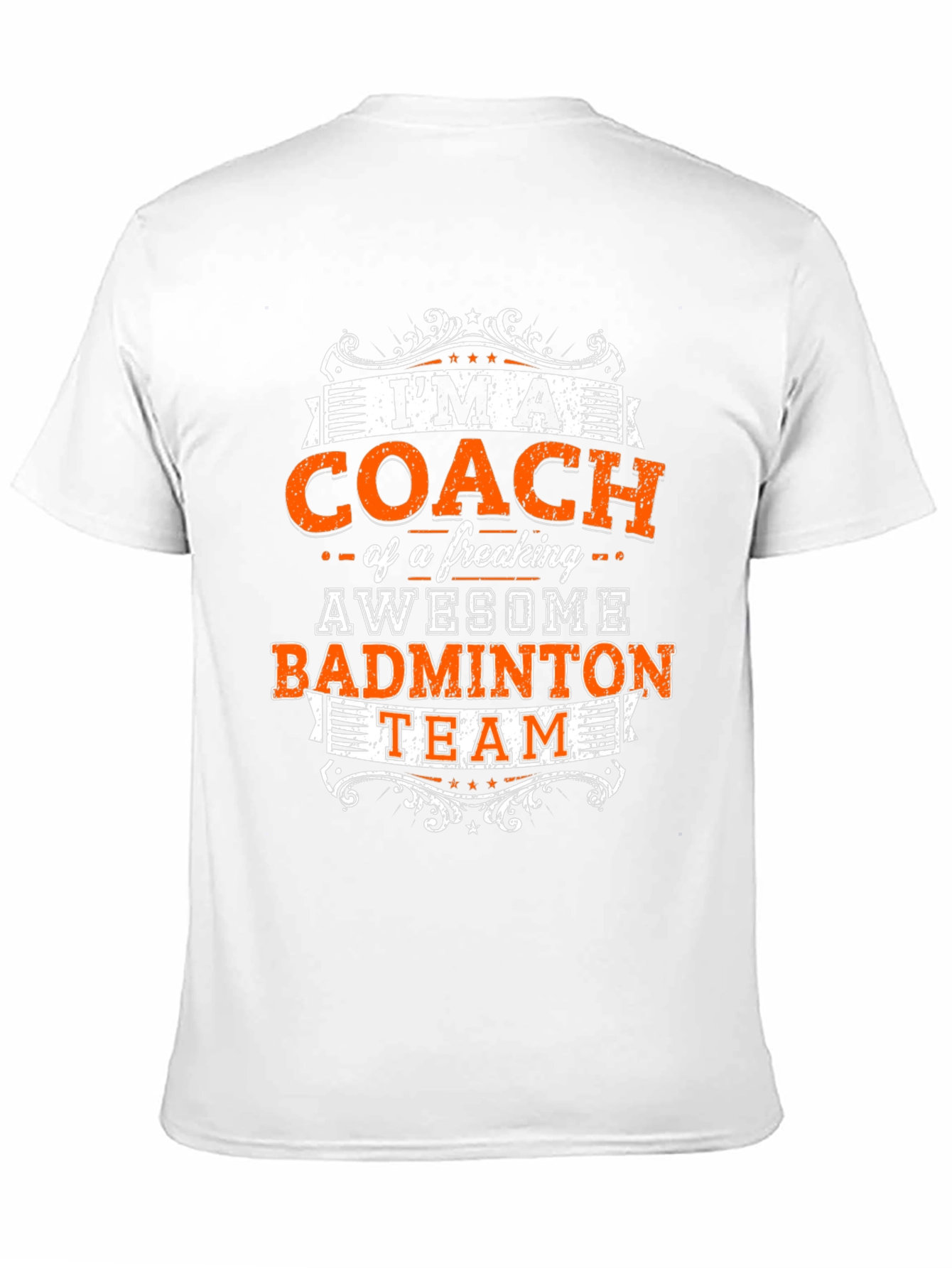 Coach Badminton Team Graphic Tee