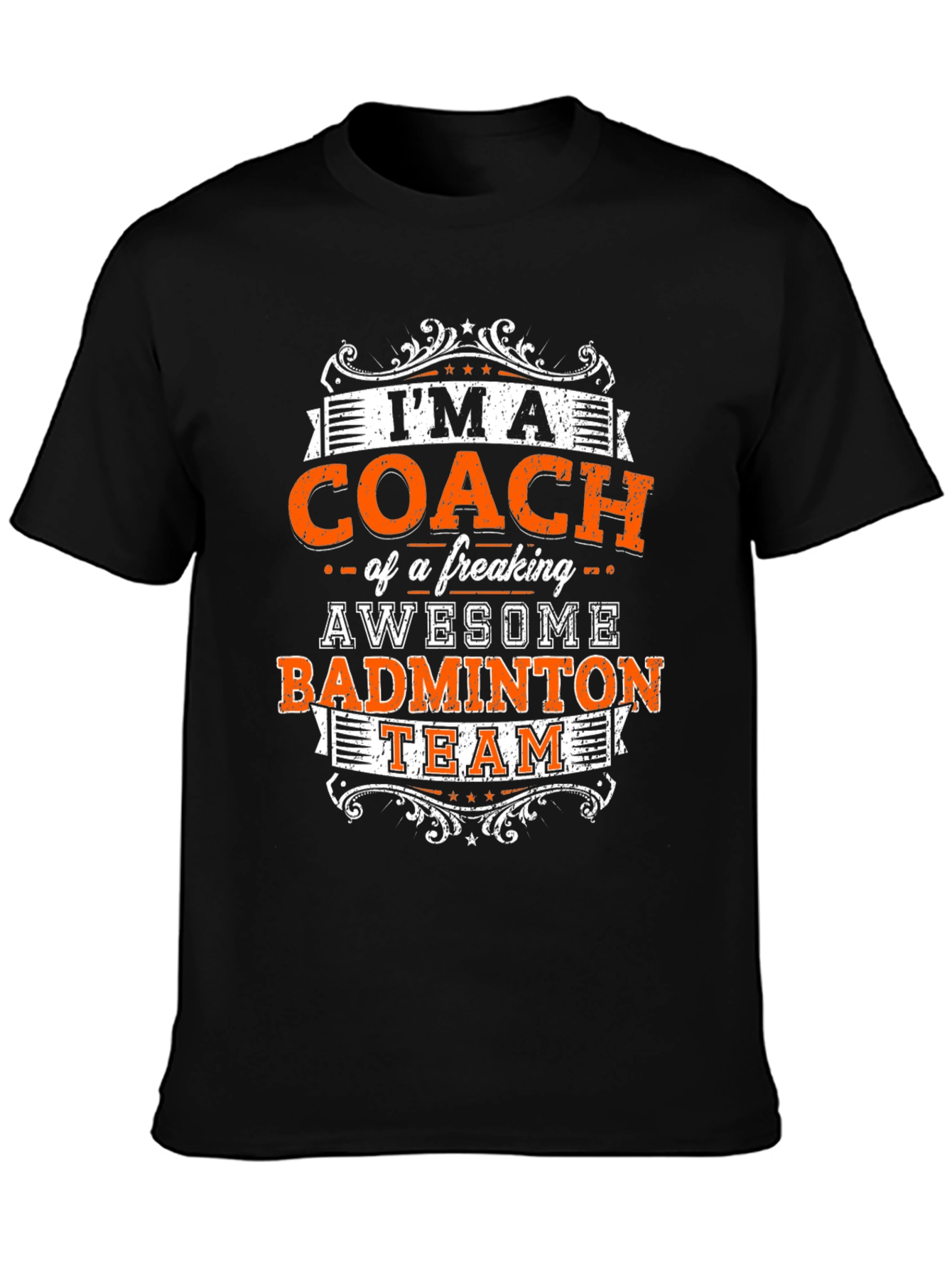 Coach Badminton Team Graphic Tee