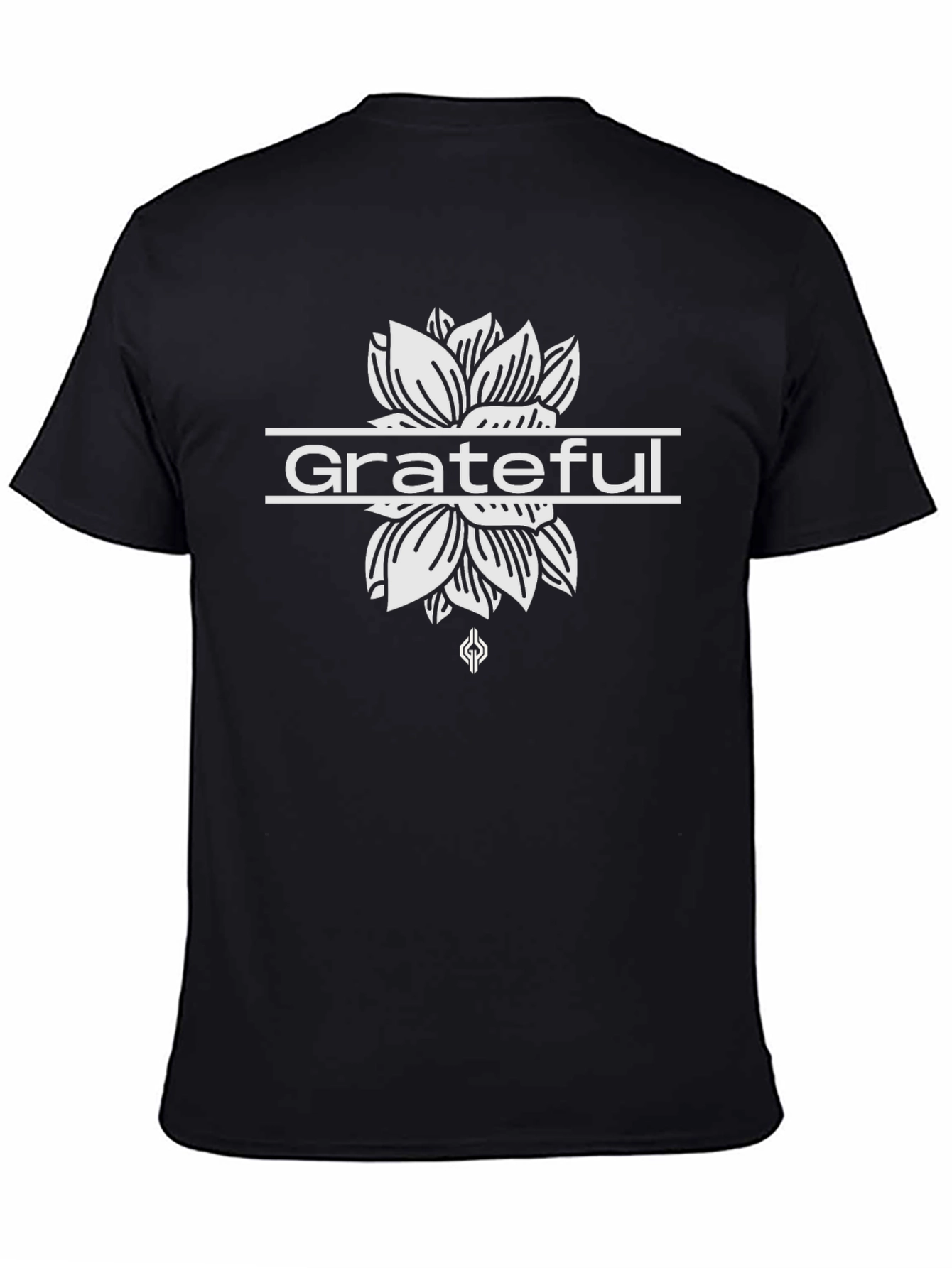 Grateful Lotus Graphic Tee - Black