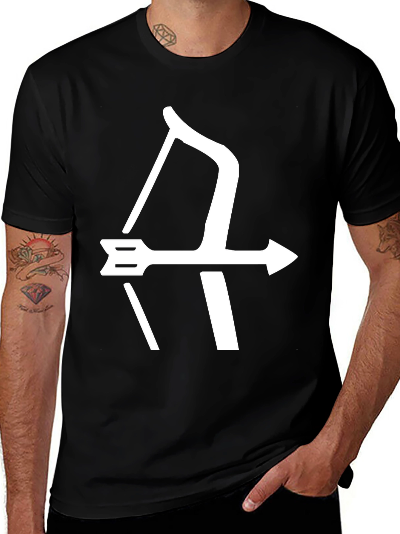 Archery Bow & Arrow Graphic T-Shirt