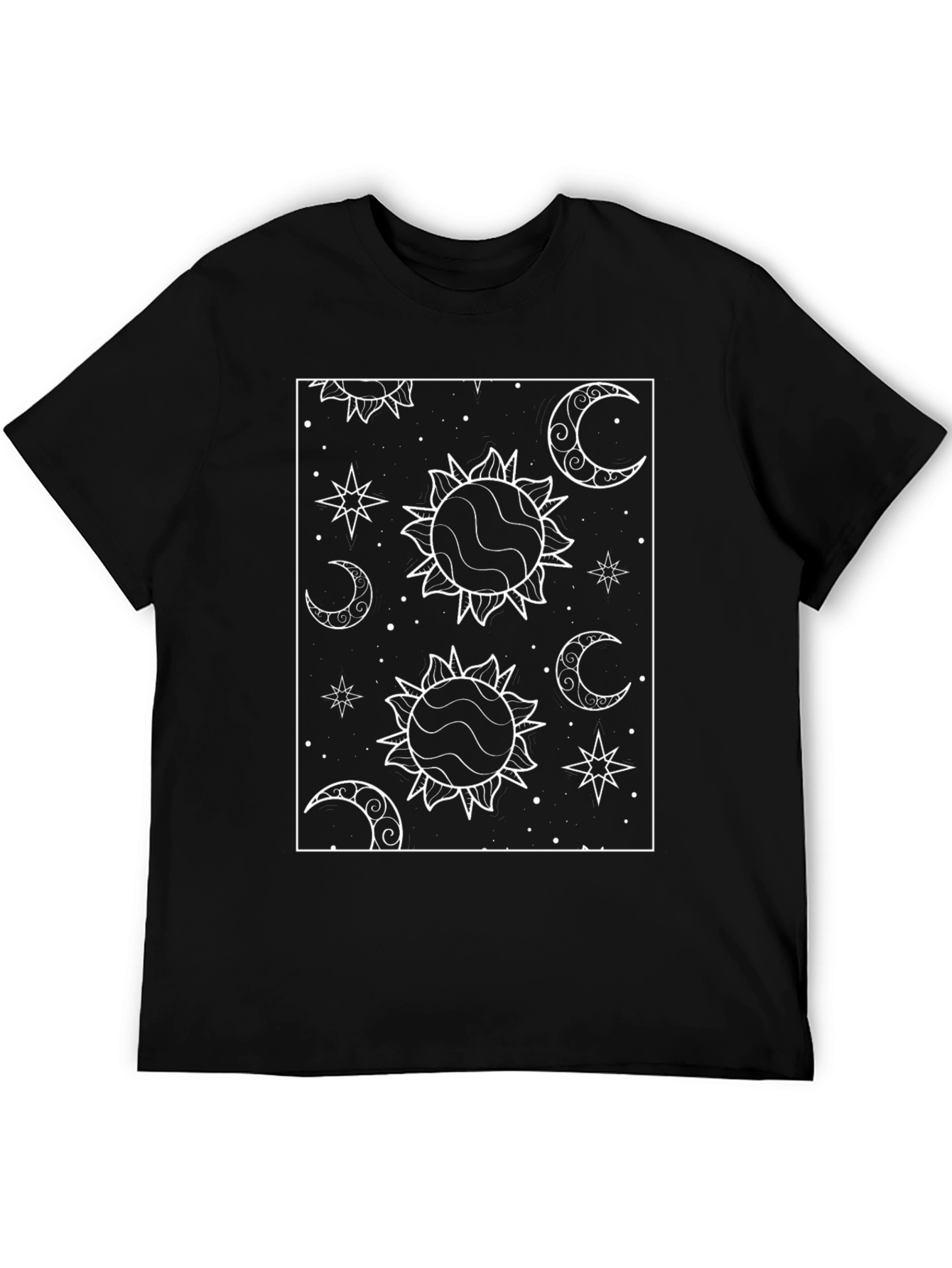 Celestial Sun Moon Stars T-Shirt