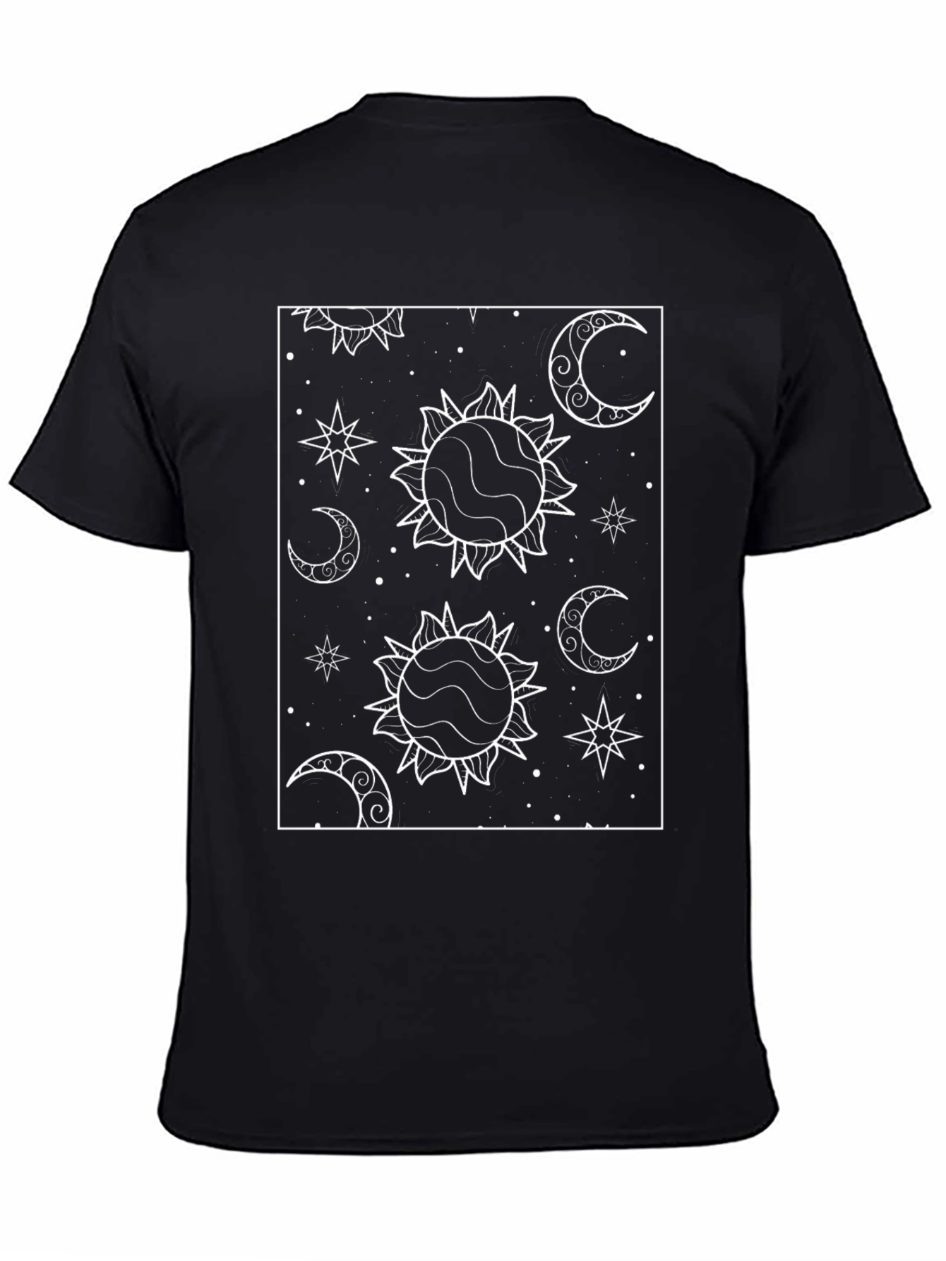 Celestial Sun Moon Stars T-Shirt